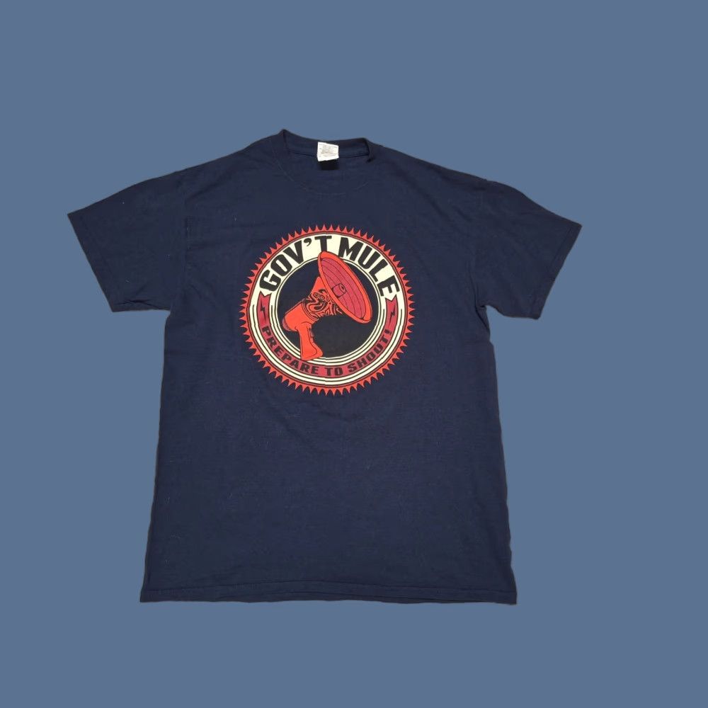 Etro Warren Hayes Allman Brothers Shirt Mens M Govt Mule Retro Band Tour Blue Christmas T-Shirt Mens M Size US M / EU 48-50 / 2 - 1 Thumbnail