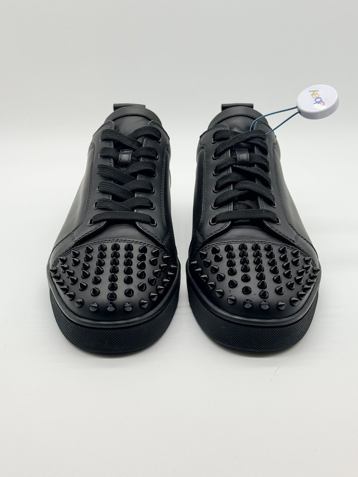 Christian Louboutin WORN ONCE Size 11.5 - Christian Louboutin Low Black Spikes Size US 11.5 / EU 44-45 - 4 Thumbnail