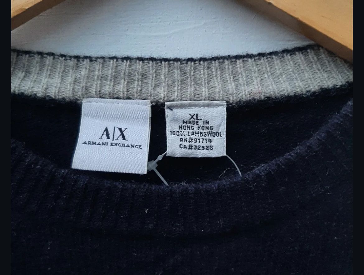 Armani 2000s Armani Exchange GA Knit Sweater Size US L / EU 52-54 / 3 - 4 Thumbnail