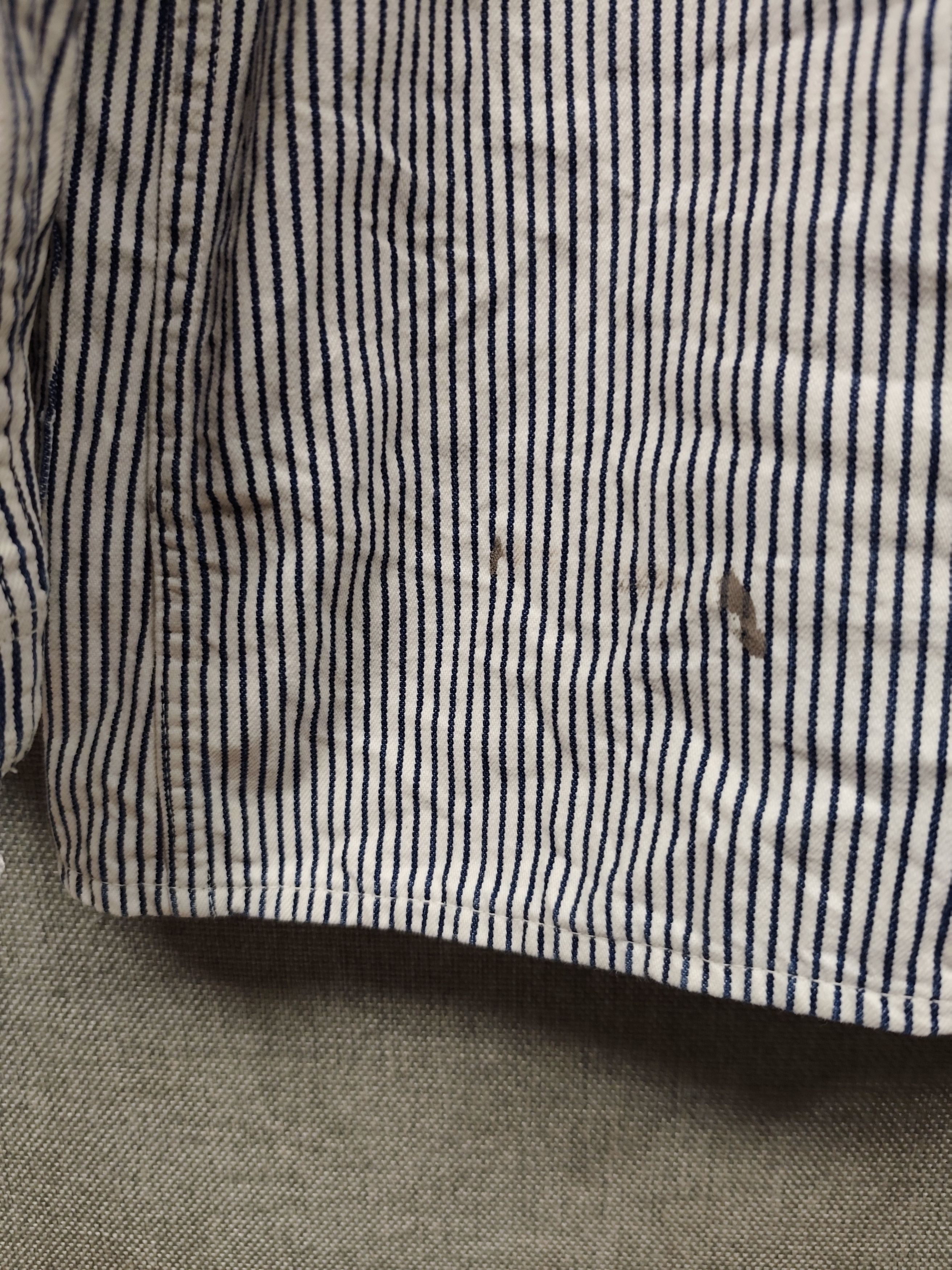 Orslow ORSLOW Hickory Stripe Chore Coat Work Jacket Made In Japan Size US L / EU 52-54 / 3 - 13 Thumbnail