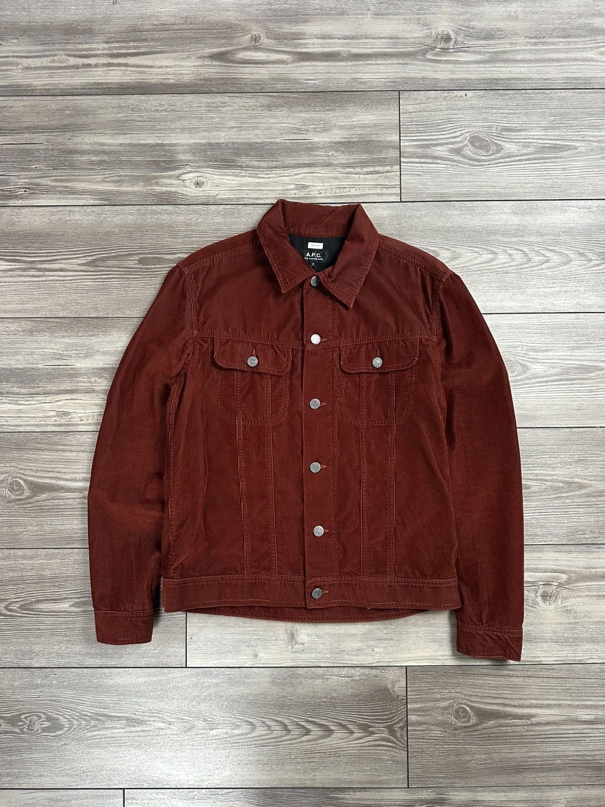 A.P.C. A.P.C Corduroy Trucker Jacket Size US M / EU 48-50 / 2 - 1 Thumbnail