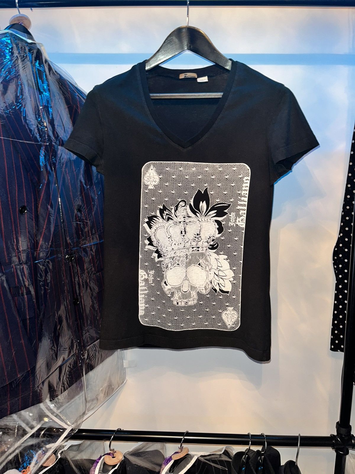 John Galliano Vintage John Galliano Y2K skull T-shirt, Large Authentic!! Size US M / EU 48-50 / 2 - 1 Thumbnail