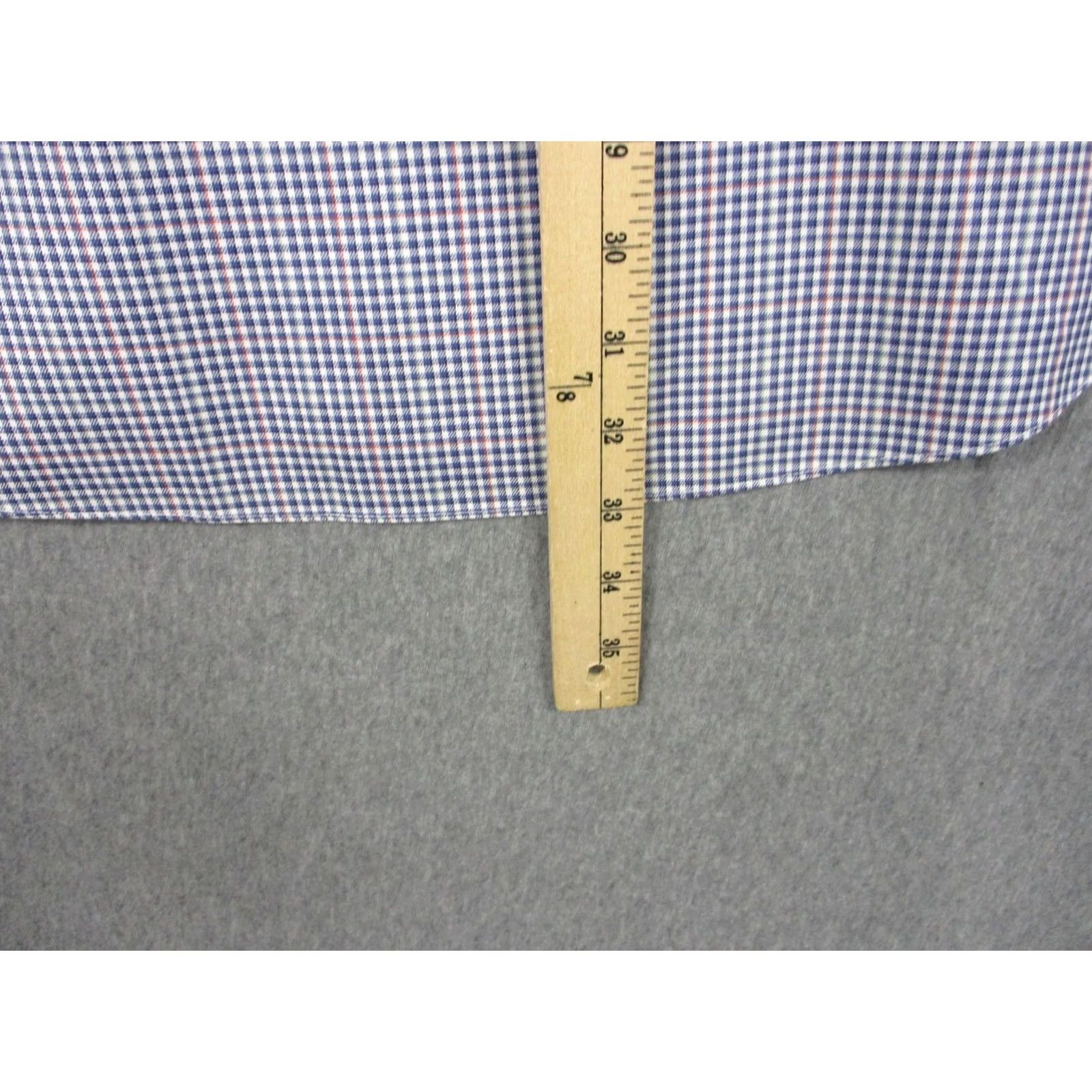 Brooks Brothers Brooks Brothers Shirt Mens Large Blue Red Check Non-Iron Cotton Long Sleeve Size US L / EU 52-54 / 3 - 7 Thumbnail
