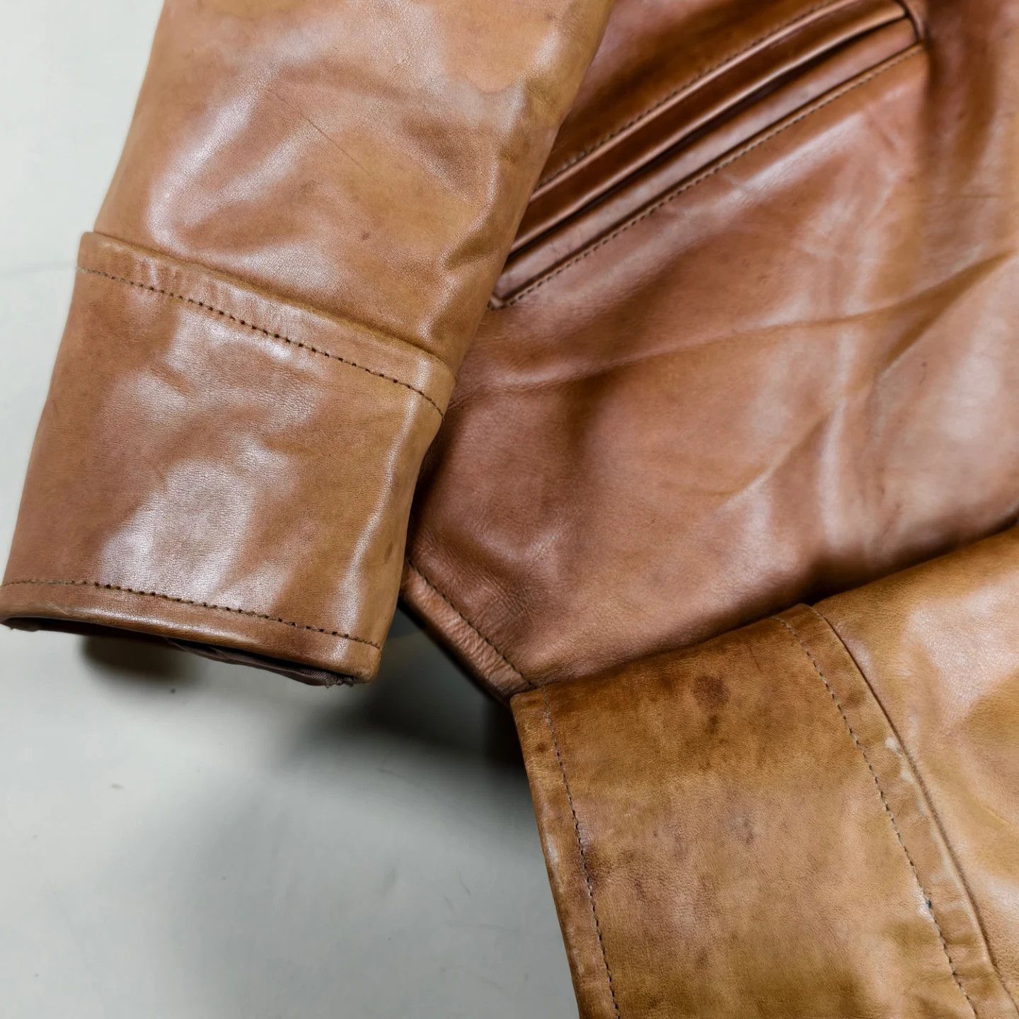 Indian Motorcycle 80s Vintage Indian Single Rider Steerhide Leather Jacket Size US M / EU 48-50 / 2 - 7 Thumbnail