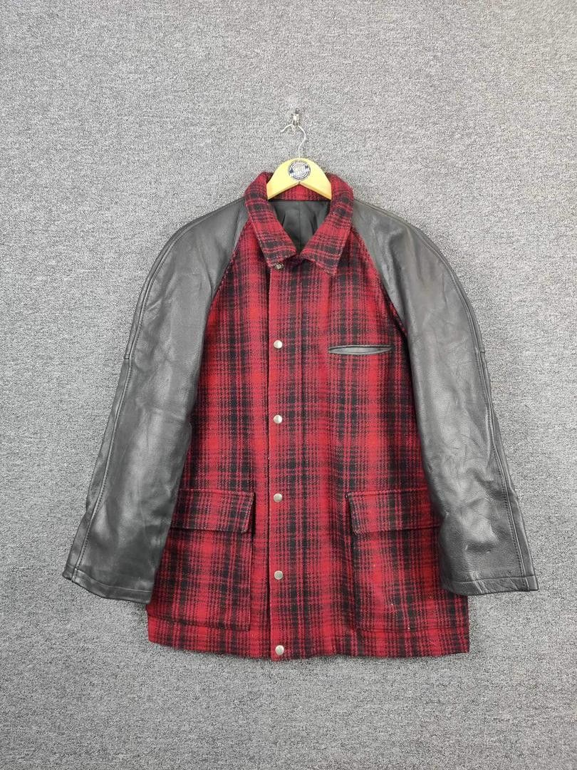 Yohji Yamamoto Y's For Men Red Label Leather Jacket | Grailed