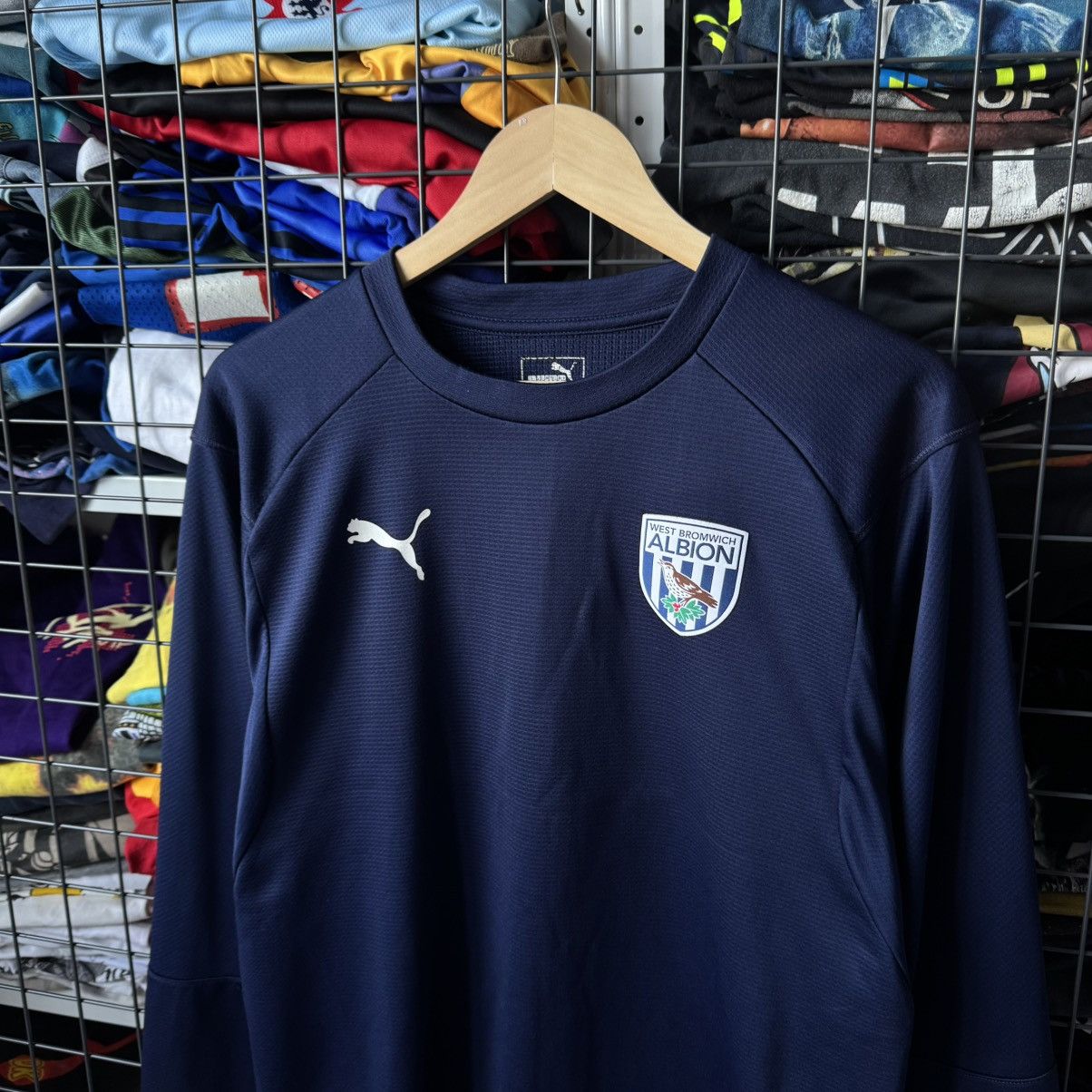 Puma Puma West Bromwich Football Sweatshirt Size US M / EU 48-50 / 2 - 2 Thumbnail