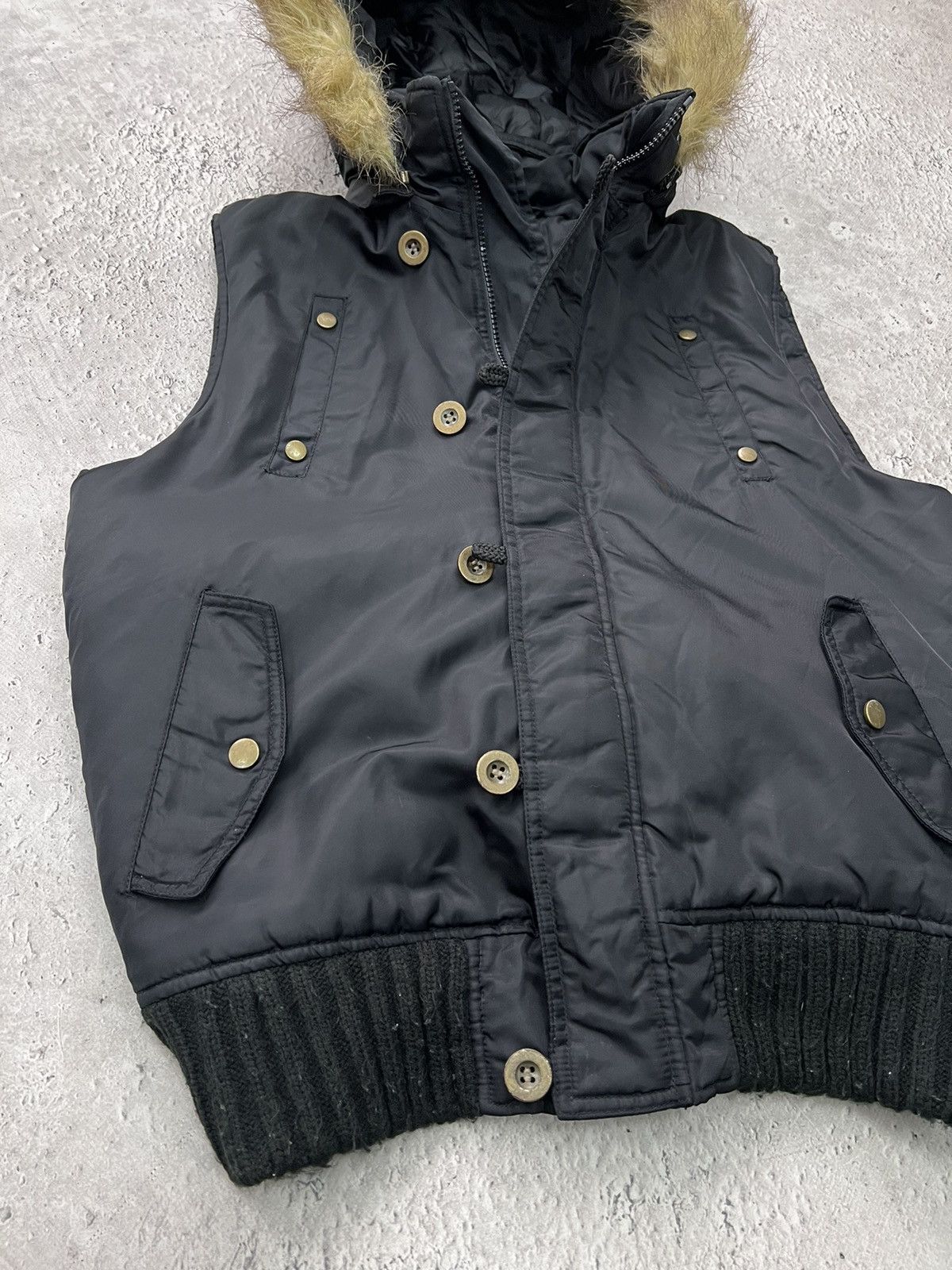 Hysteric Glamour × If Six Was Nine × Le Grande Bleu (L.G.B.) 2000s Japanese Punk Grunge Fur VEST Jacket opium style Size US M / EU 48-50 / 2 - 2 Thumbnail