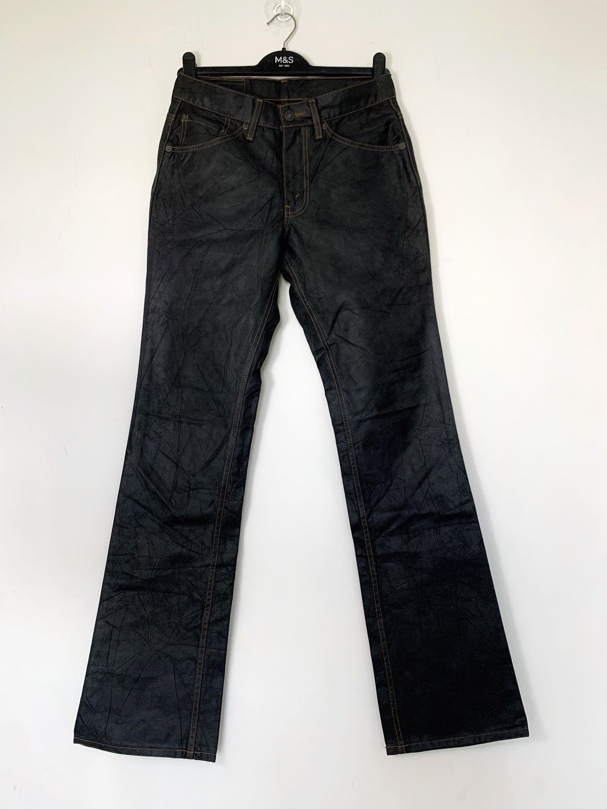 Levi's Waxed levis 517 flare jeans ifsx lgb kmrii fuga numbernine Size US 28 / EU 44 - 2 Thumbnail