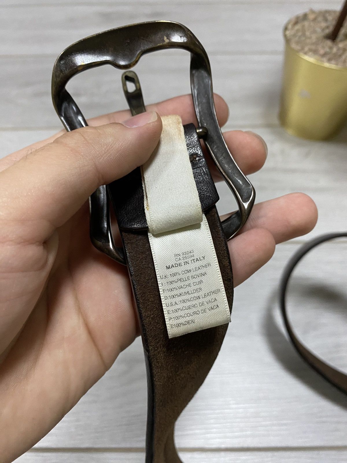 Diesel Diesel vintage leather belt Size ONE SIZE - 7 Thumbnail