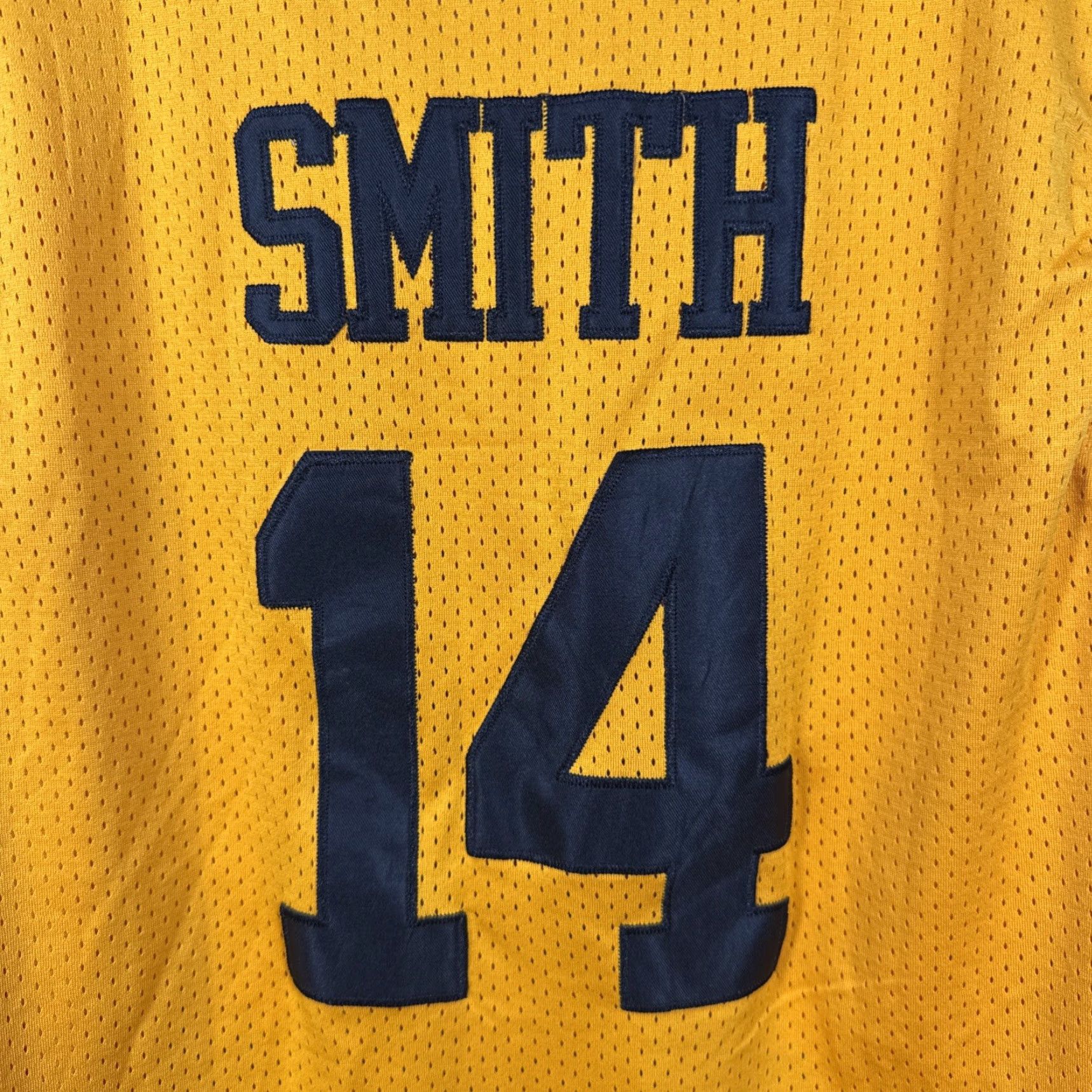 Vintage Bel-Air Academy 14 Smith Yellow Basketball Jersey Mens Size XXL Size US XXL / EU 58 / 5 - 4 Thumbnail