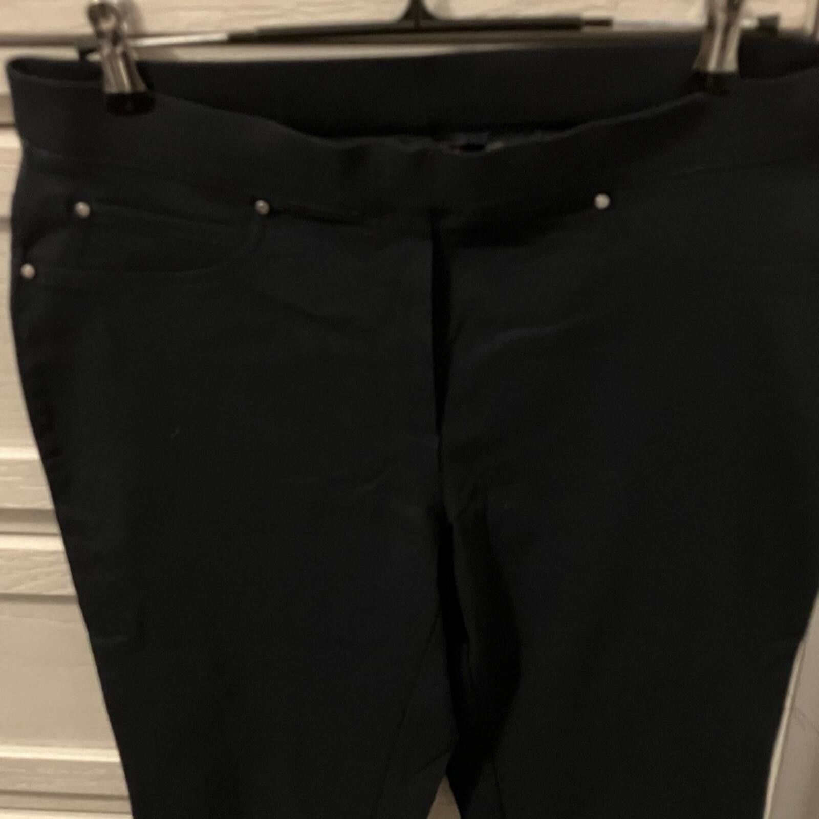 Other NWOT Rafaella Black Straight Leg Women's Pants Size 30" / US 8 / IT 44 - 5 Thumbnail