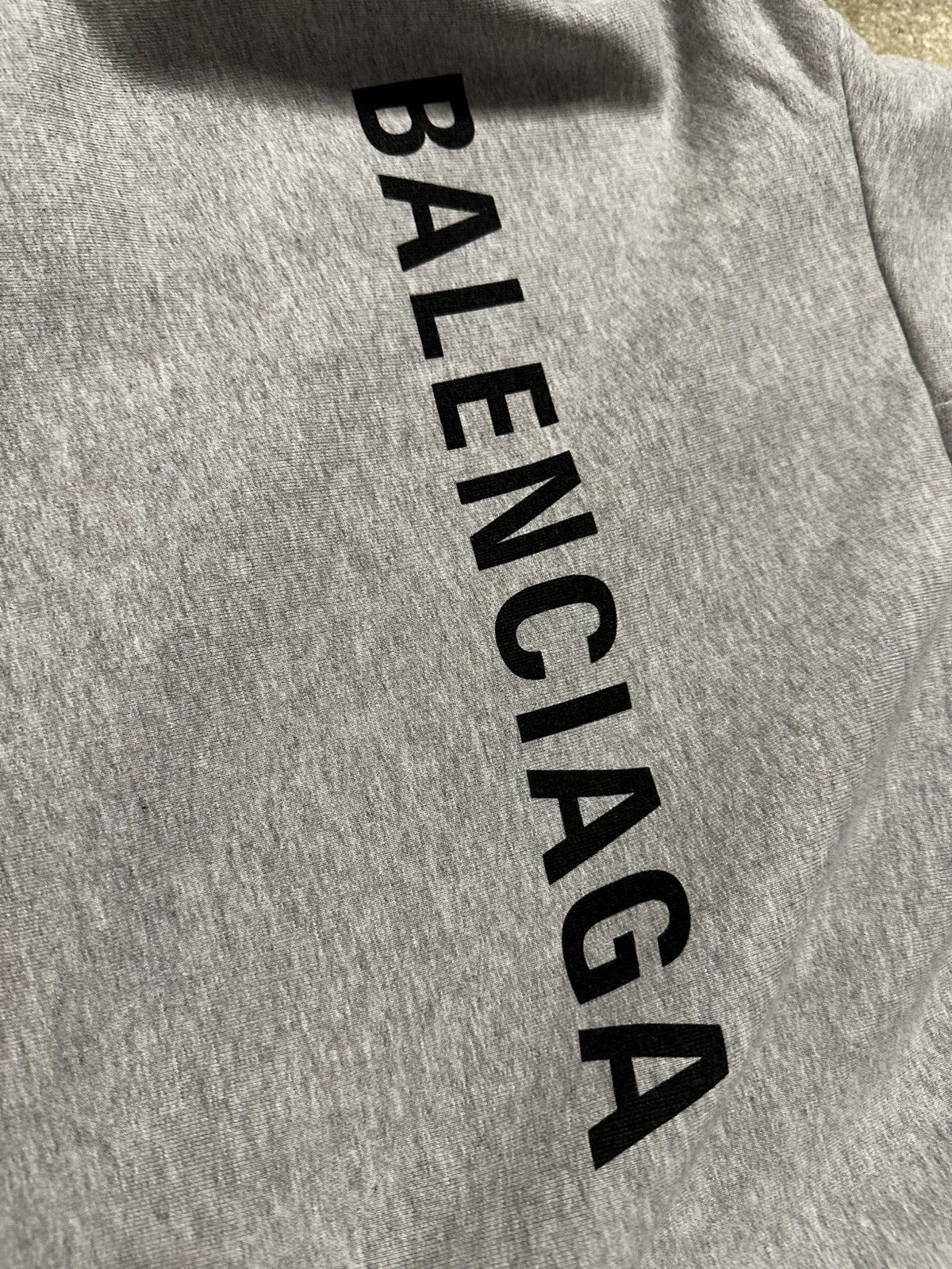 Balenciaga Gray Balenciaga Logo Hoodie Size US M / EU 48-50 / 2 - 3 Thumbnail
