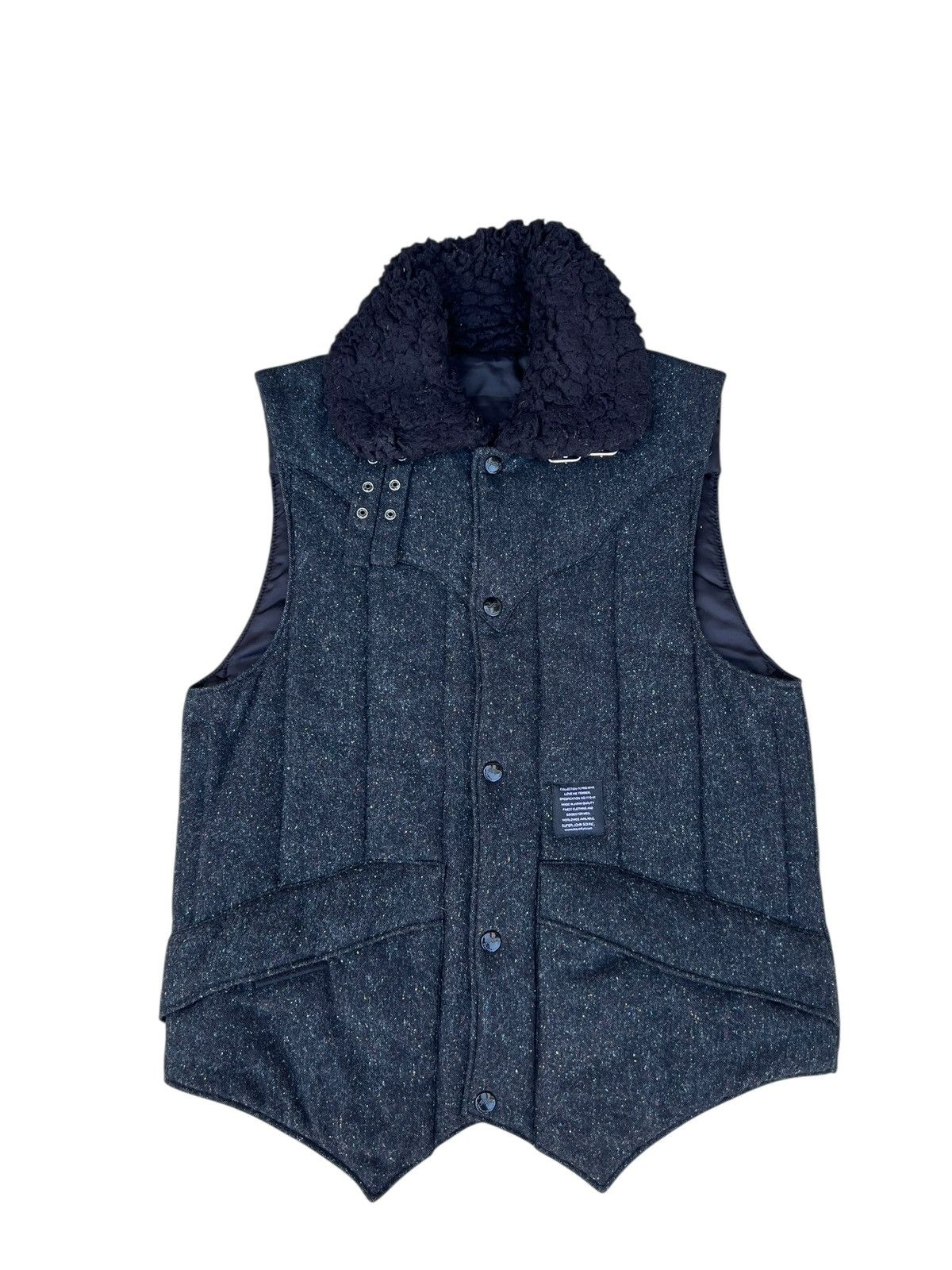 Soe Soe Japan Silk Cashmere Wool Westerner Puffer Vest Size US S / EU 44-46 / 1 - 1 Thumbnail