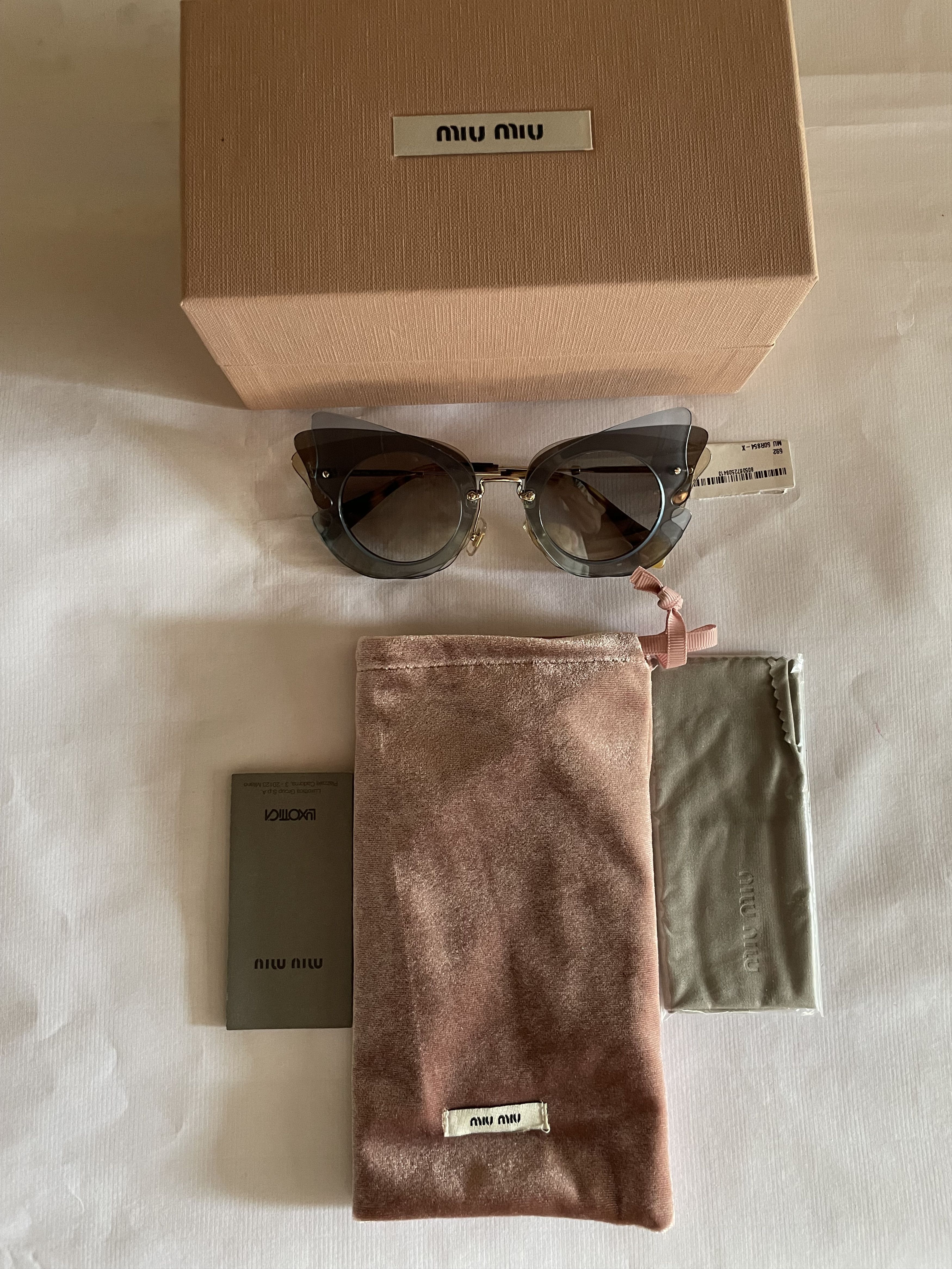 Miu Miu Miu Miu SMU O2S VA0-0A7 Womens Sunglasses MU02SS Size ONE SIZE - 3 Thumbnail