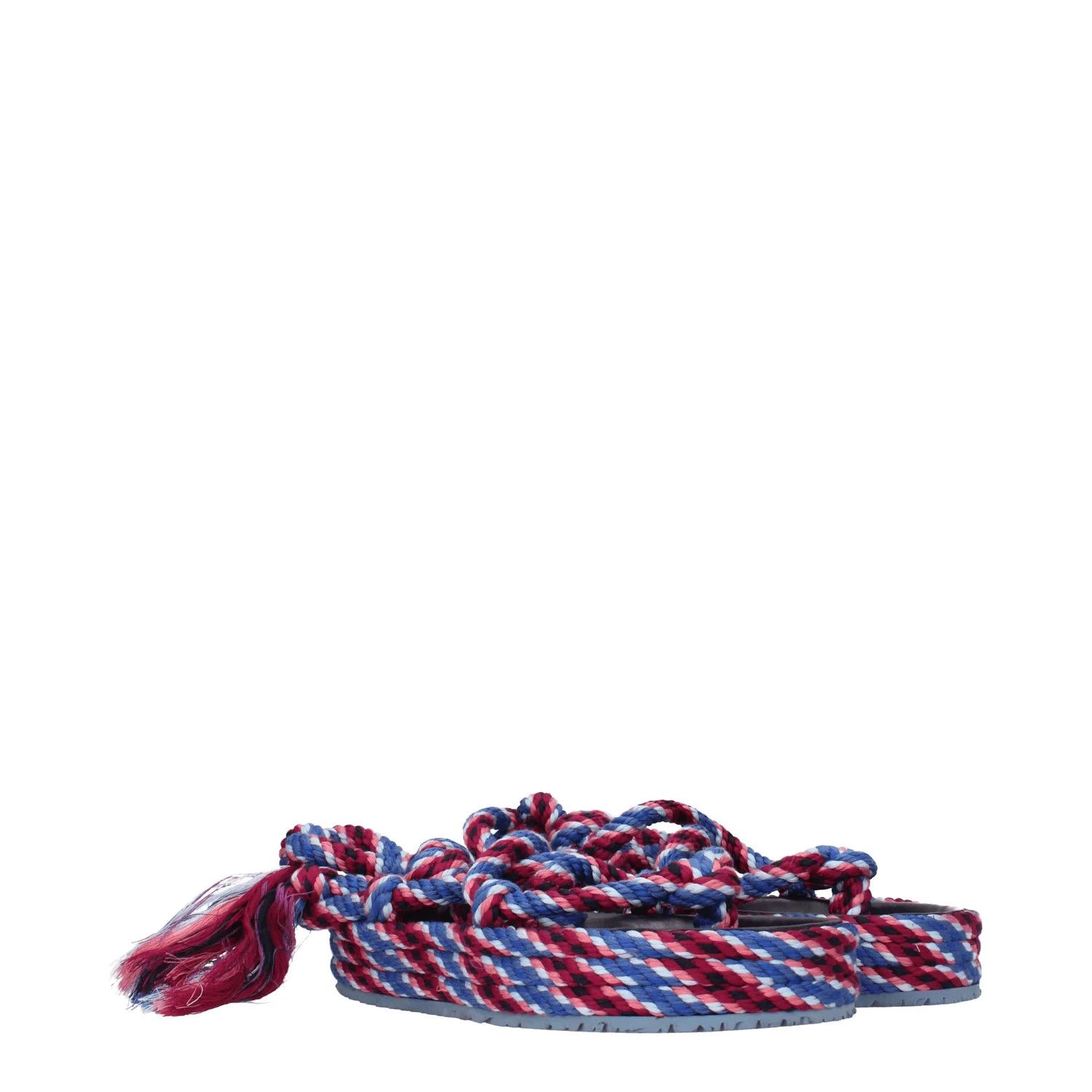 Isabel Marant ob1o1e1124 Fabric Sandals in Multicolor Size US 7 / IT 37 - 2 Thumbnail