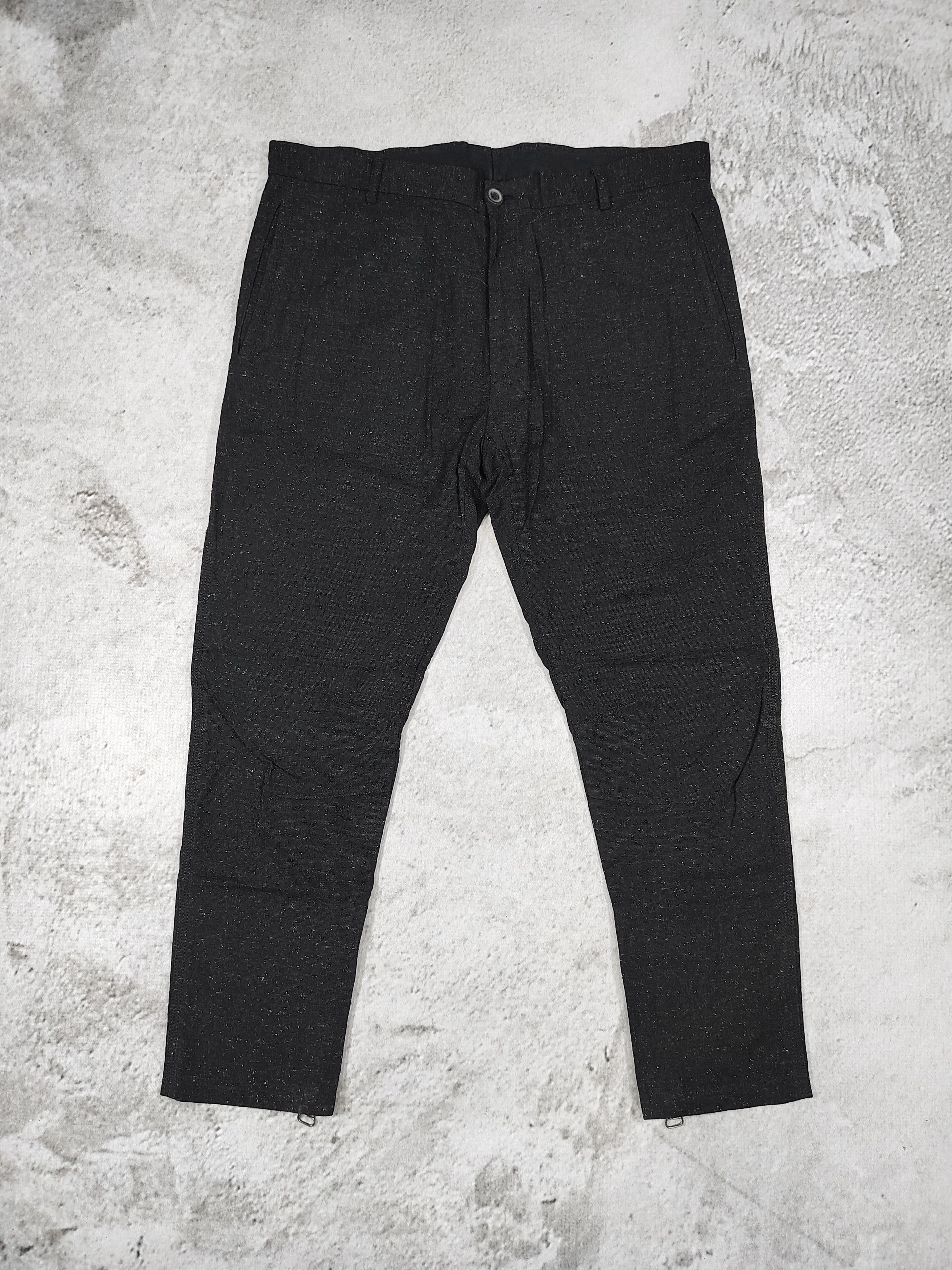 Lanvin Lanvin- Artisanal Tailored Speckled Wool Zipper Trousers Size US 32 / EU 48 - 1 Thumbnail