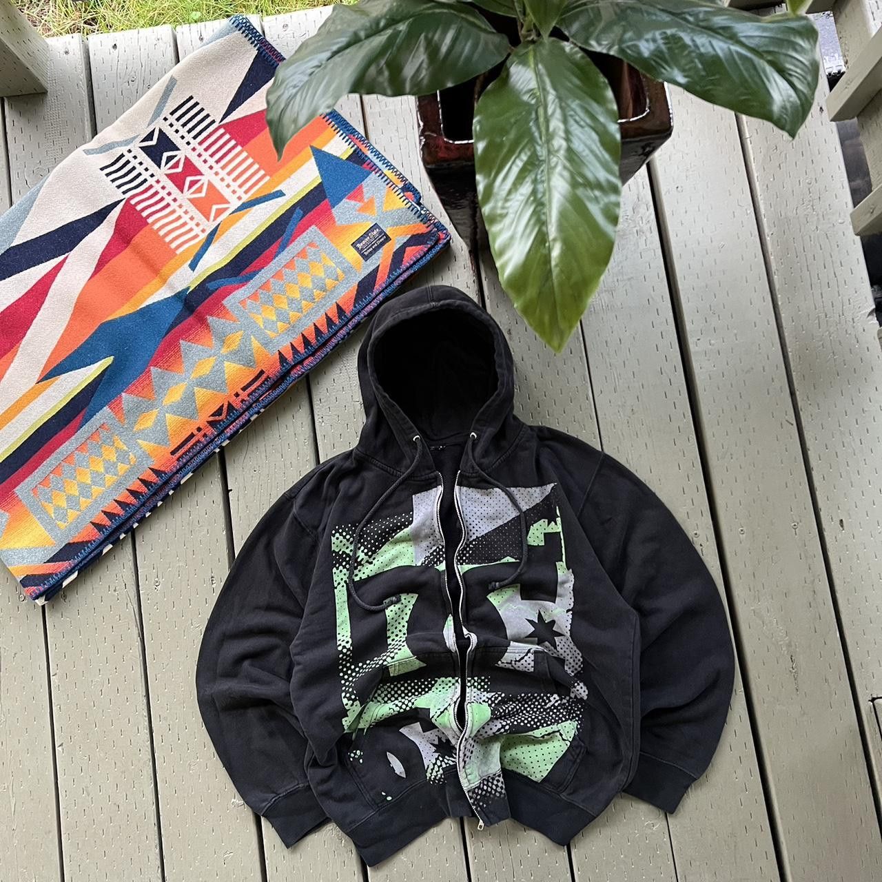 DC × Vintage Vintage Y2K DC Hoodie Sweatshirt 2000s Size US XL / EU 56 / 4 - 4 Thumbnail