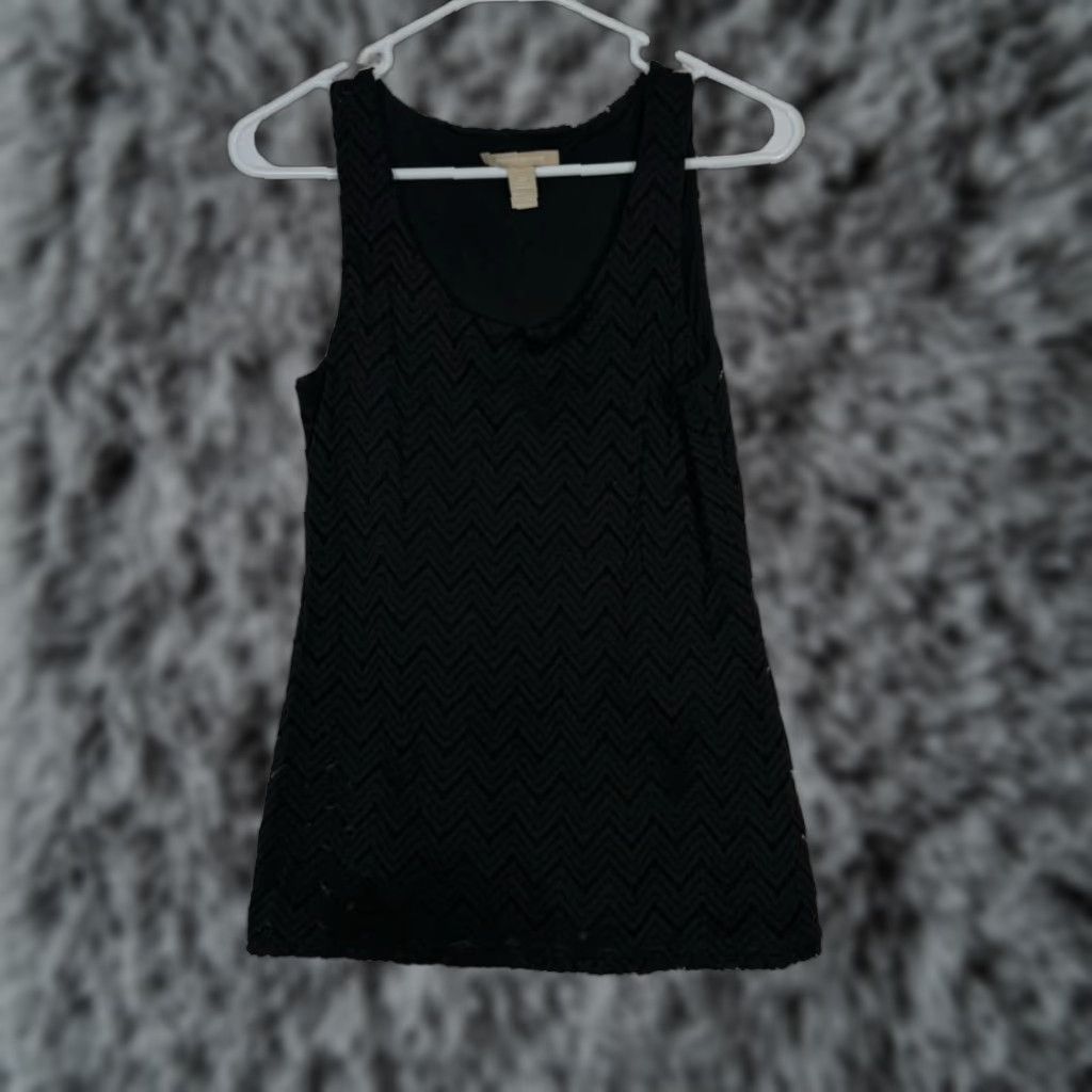 Banana Republic VINTAGE? Banana Republic Black Geometric Sleeveless Mini Dress XS. Size XS / US 0-2 / IT 36-38 - 1 Thumbnail