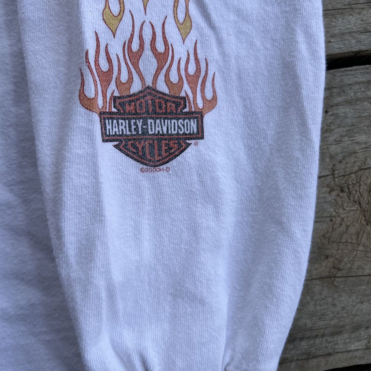 Harley Davidson Vintage 2000 Harley Davidson Flames Long Sleeve T Shirt Size US L / EU 52-54 / 3 - 11 Thumbnail