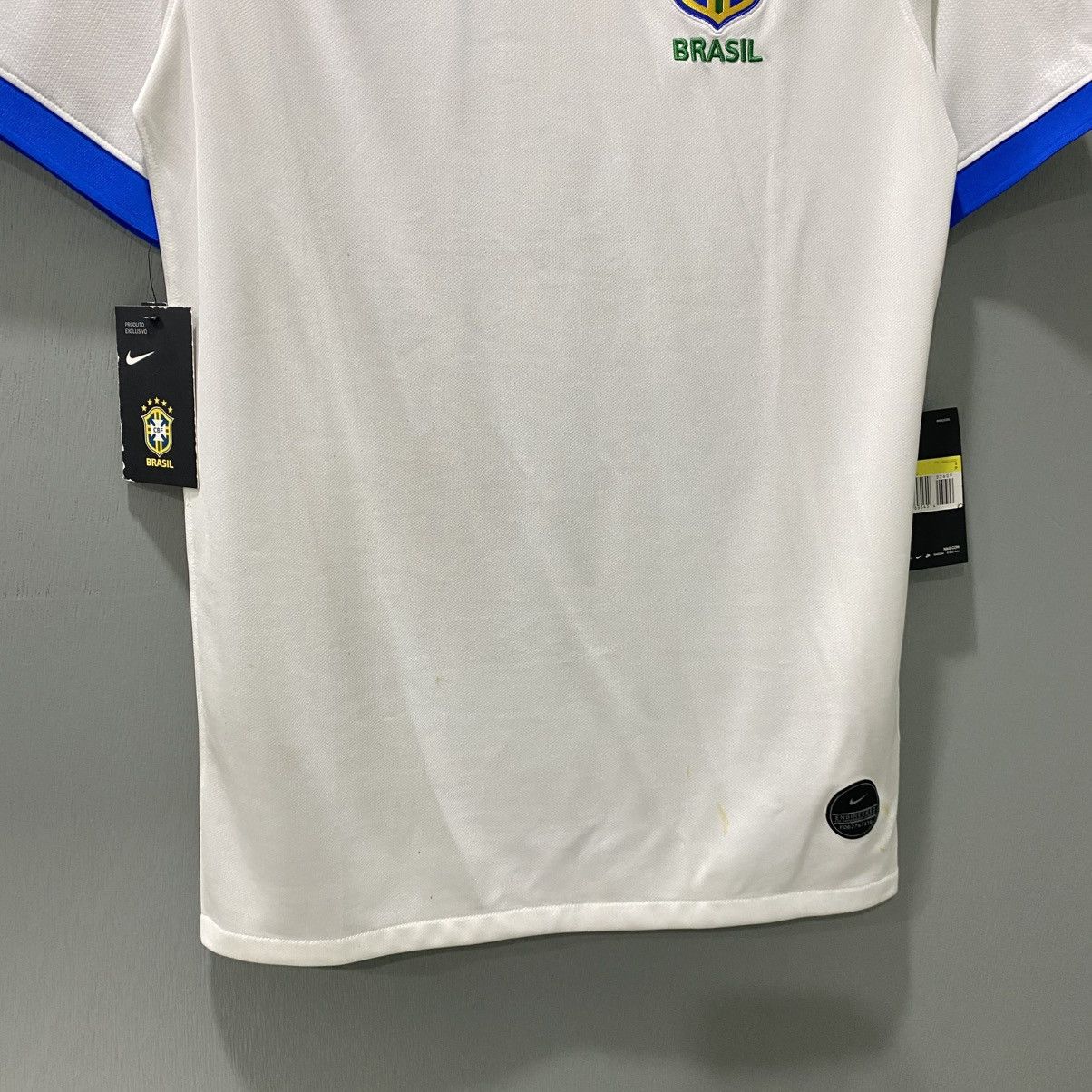 Nike NWT Nike Brazil National Team 2019 Away Kit Size US S / EU 44-46 / 1 - 4 Thumbnail