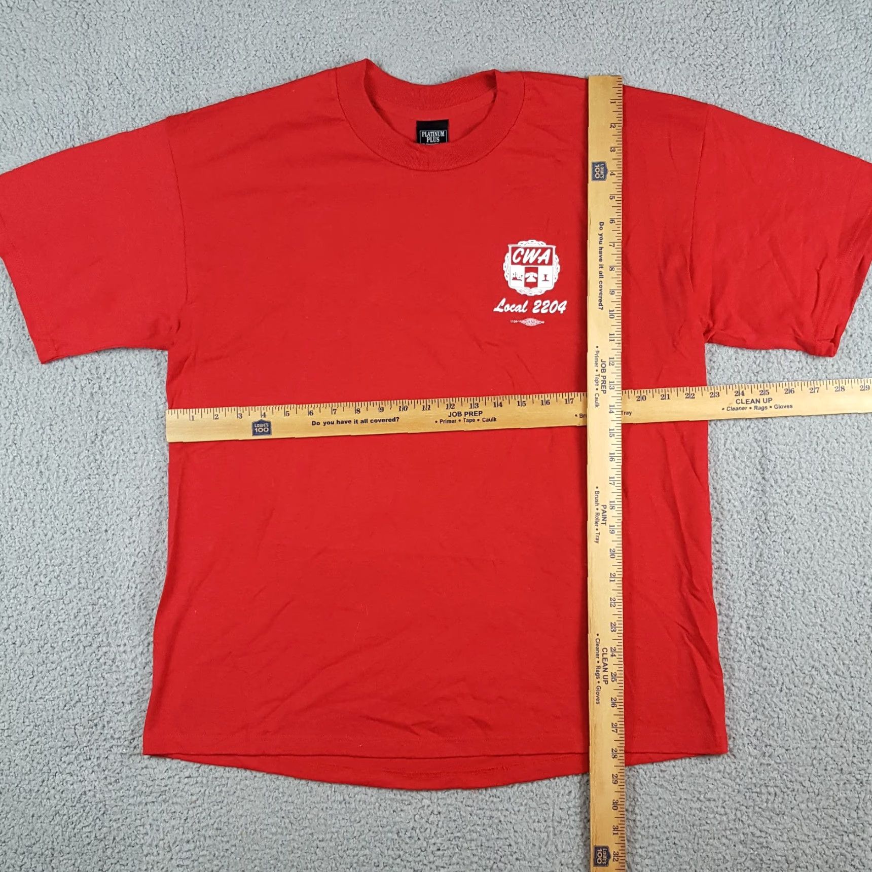 Vintage VINTAGE Platiunum Plus Cobra Snake American Workwear T-Shirt XL Red 90s Mens Crew Neck Short Sleeve Cotton Logo Embroidered USA Workwear Size US XL / EU 56 / 4 - 7 Thumbnail