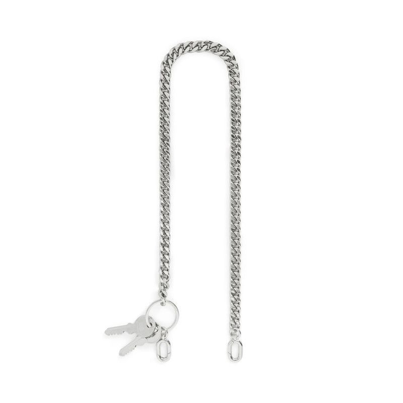 Balenciaga o1s1wg110126 Size: OS / Hourglass Chain Strap in Silver Size ONE SIZE - 1 Thumbnail