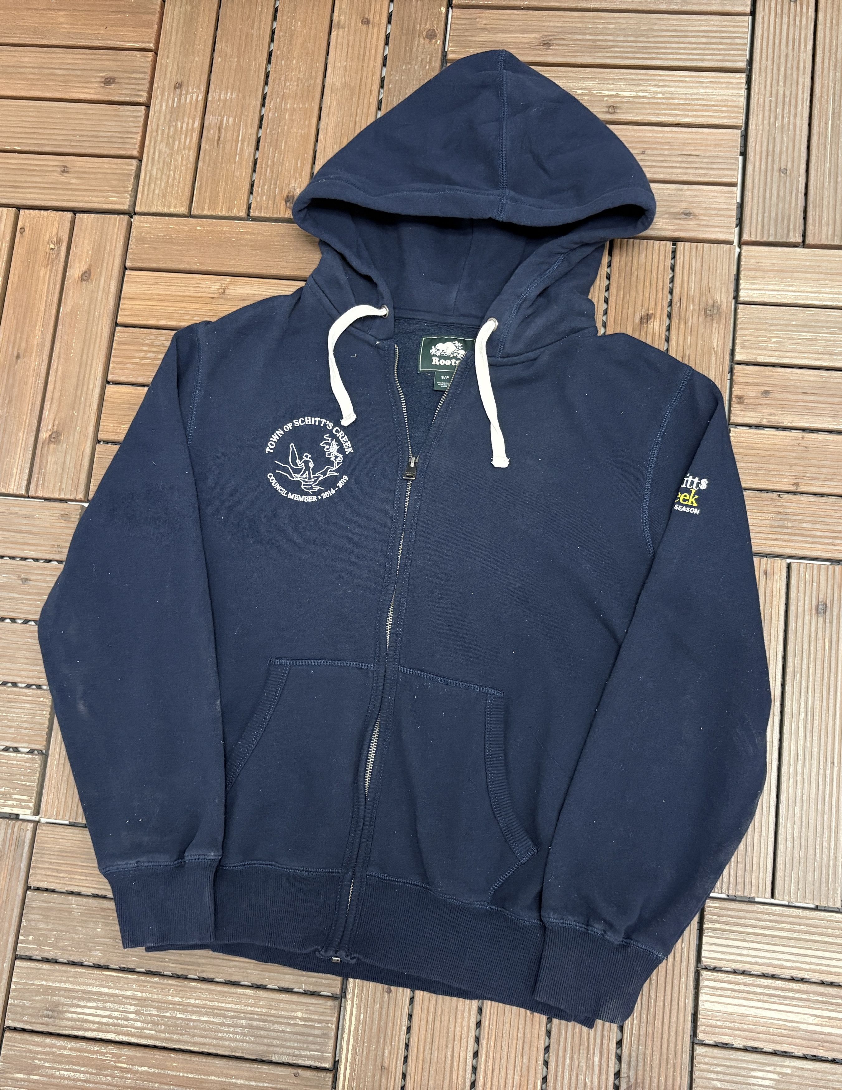 Roots Schitt's Creek Council Member Embroidered Vintage Hoodie Size US S / EU 44-46 / 1 - 3 Thumbnail