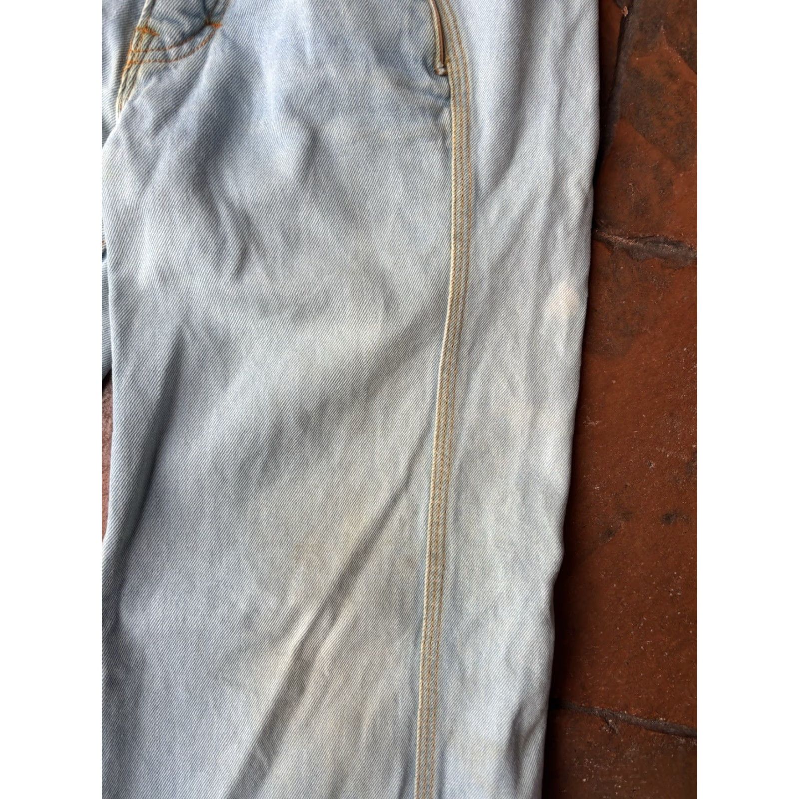 Vintage VINTAGE 80s US Lines Sailor Flare Pants 28 in. Inseam 28 in. Blue Unisex Adults Regular Size 28 Flared Front Flat Ready Size 28" / US 6 / IT 42 - 6 Thumbnail