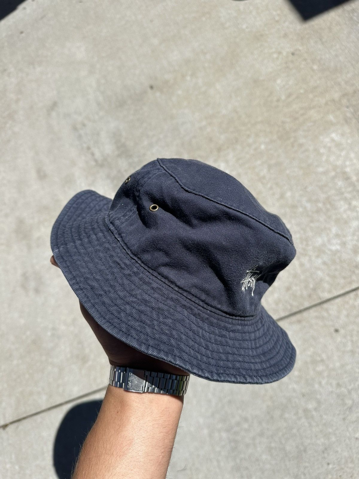 Stussy × Vintage Vintage Stussy Panama Hat Size ONE SIZE - 2 Thumbnail