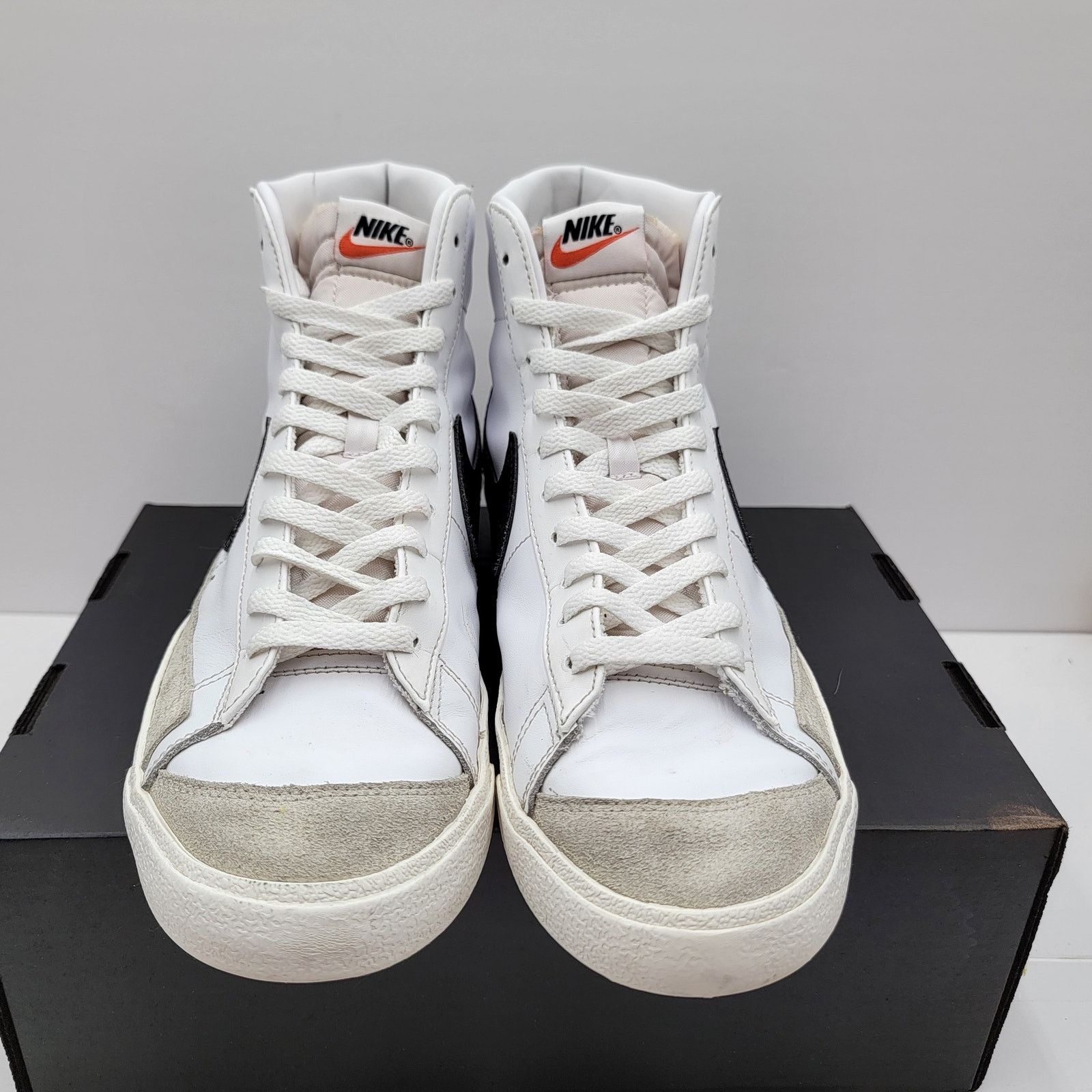 Nike Nike Blazer Mid '77 Vintage White Black Men's Sz 11.5 (278) Size US 11.5 / EU 44-45 - 3 Thumbnail