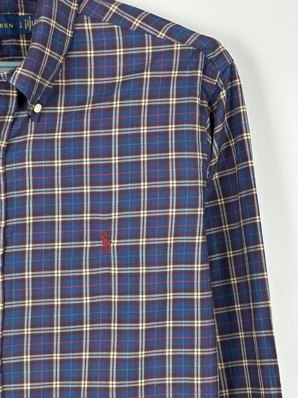 Polo Ralph Lauren Polo Ralph Lauren Luxury Check Long Sleeve SHIRT Size US L / EU 52-54 / 3 - 4 Thumbnail