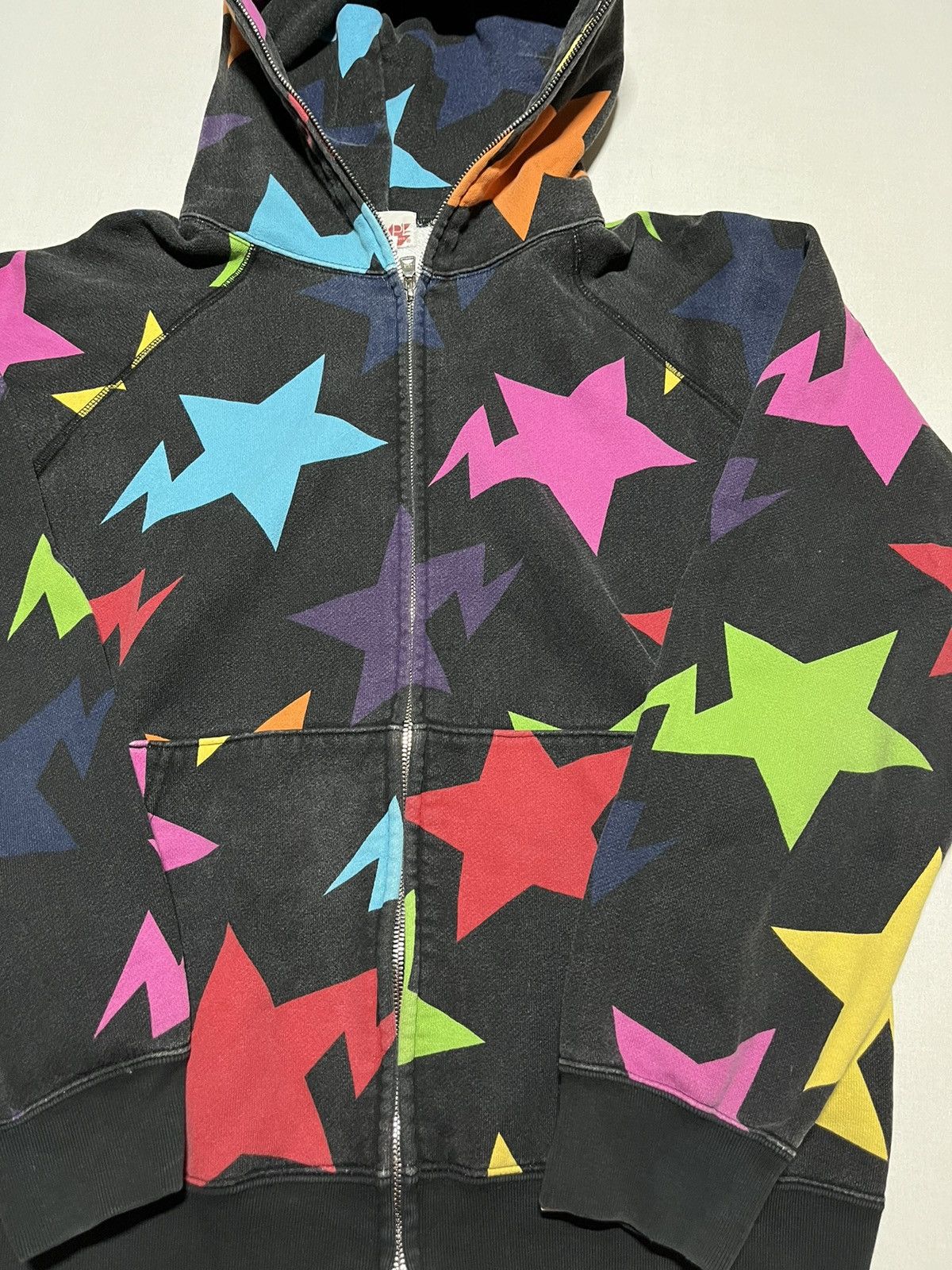 Bape × Nigo Sta Pattern Full Zip Hoodie Size US S / EU 44-46 / 1 - 2 Thumbnail