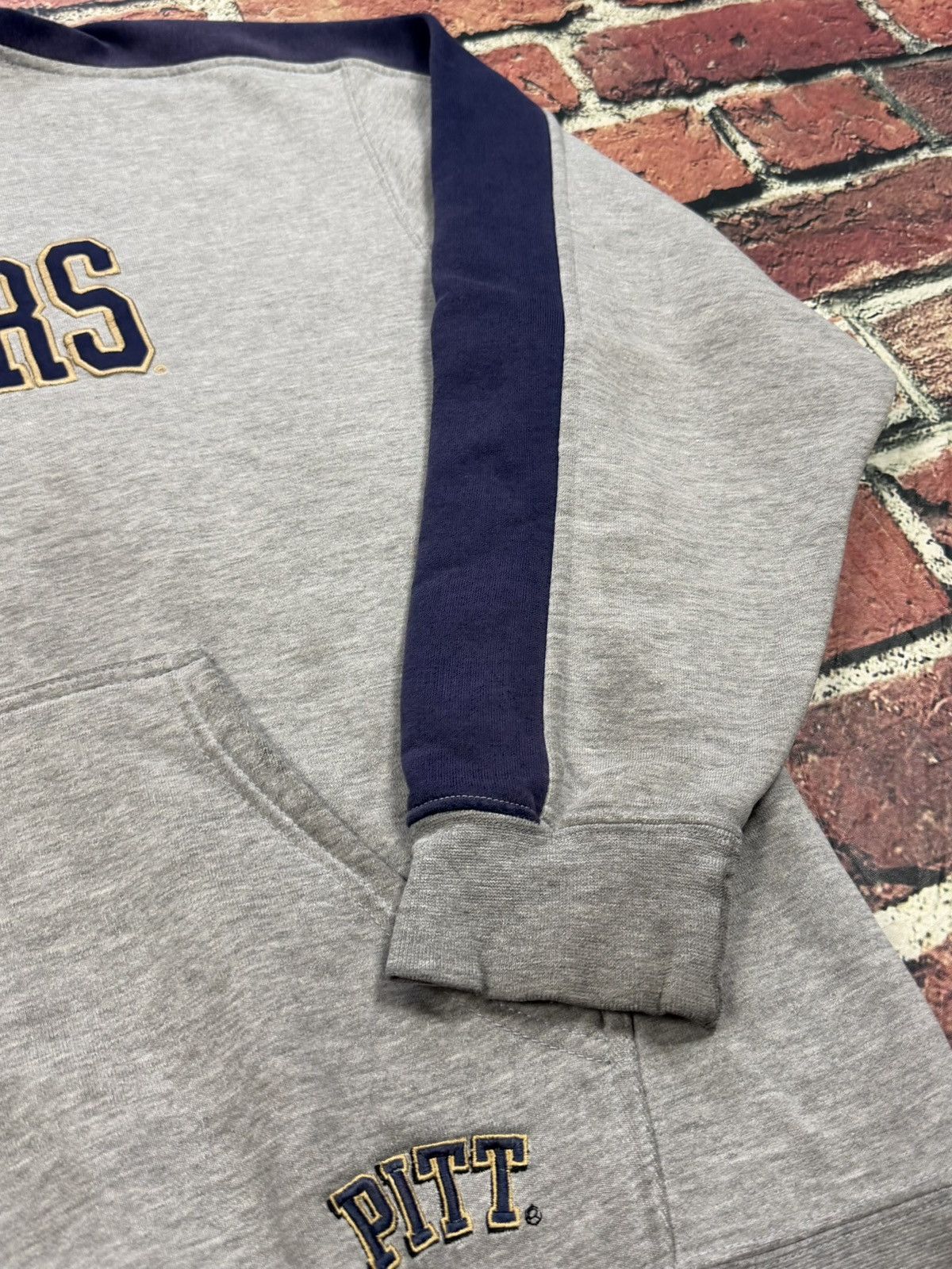 NCAA Pitt Panthers Hoodie Sweatshirt Y2K University of Pittsburgh Size US XL / EU 56 / 4 - 12 Thumbnail