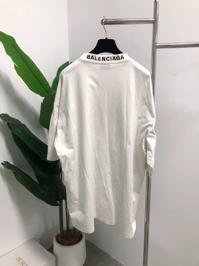 Balenciaga Balenciaga Heart Pattern Short Sleeve T-Shirt White S Size US S / EU 44-46 / 1 - 2 Thumbnail