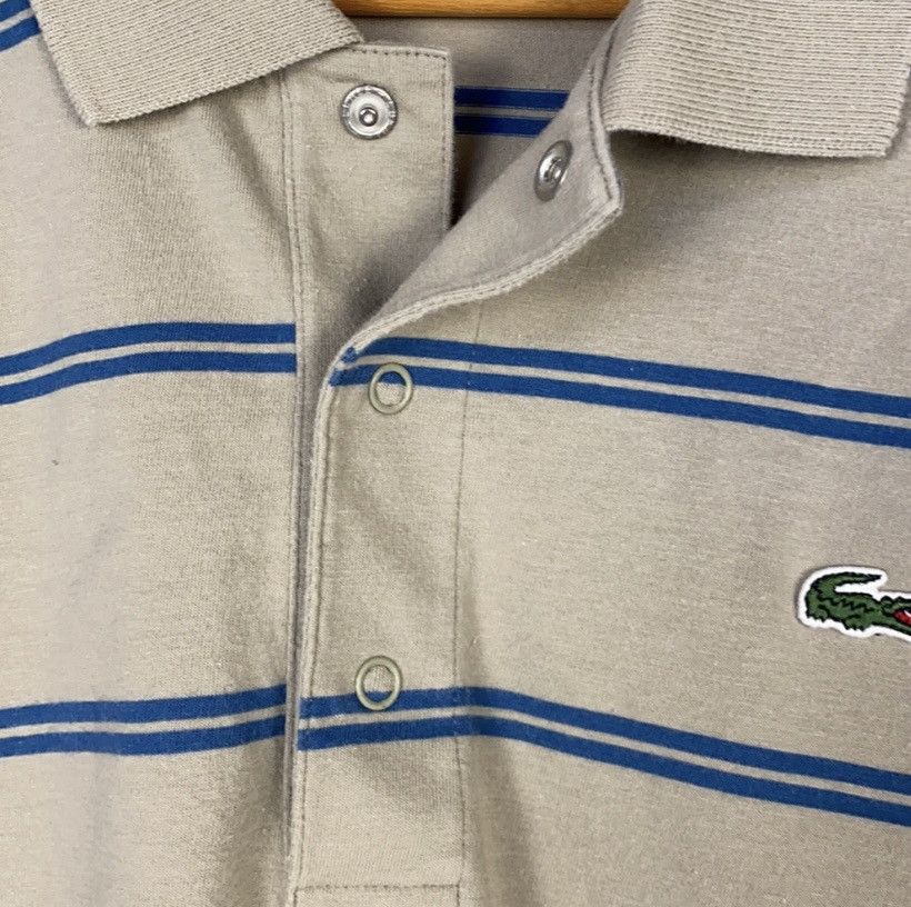 Lacoste Lacoste Beige w/Royal Blue Stripes Men's Size US XXL / EU 58 / 5 - 4 Thumbnail
