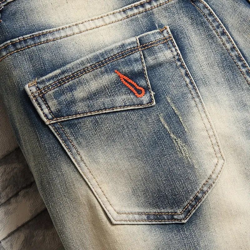 Japanese Brand × Vintage Stretch Denim Shorts Retro High Street Style Old Slim Fit Size US 32 / EU 48 - 6 Thumbnail