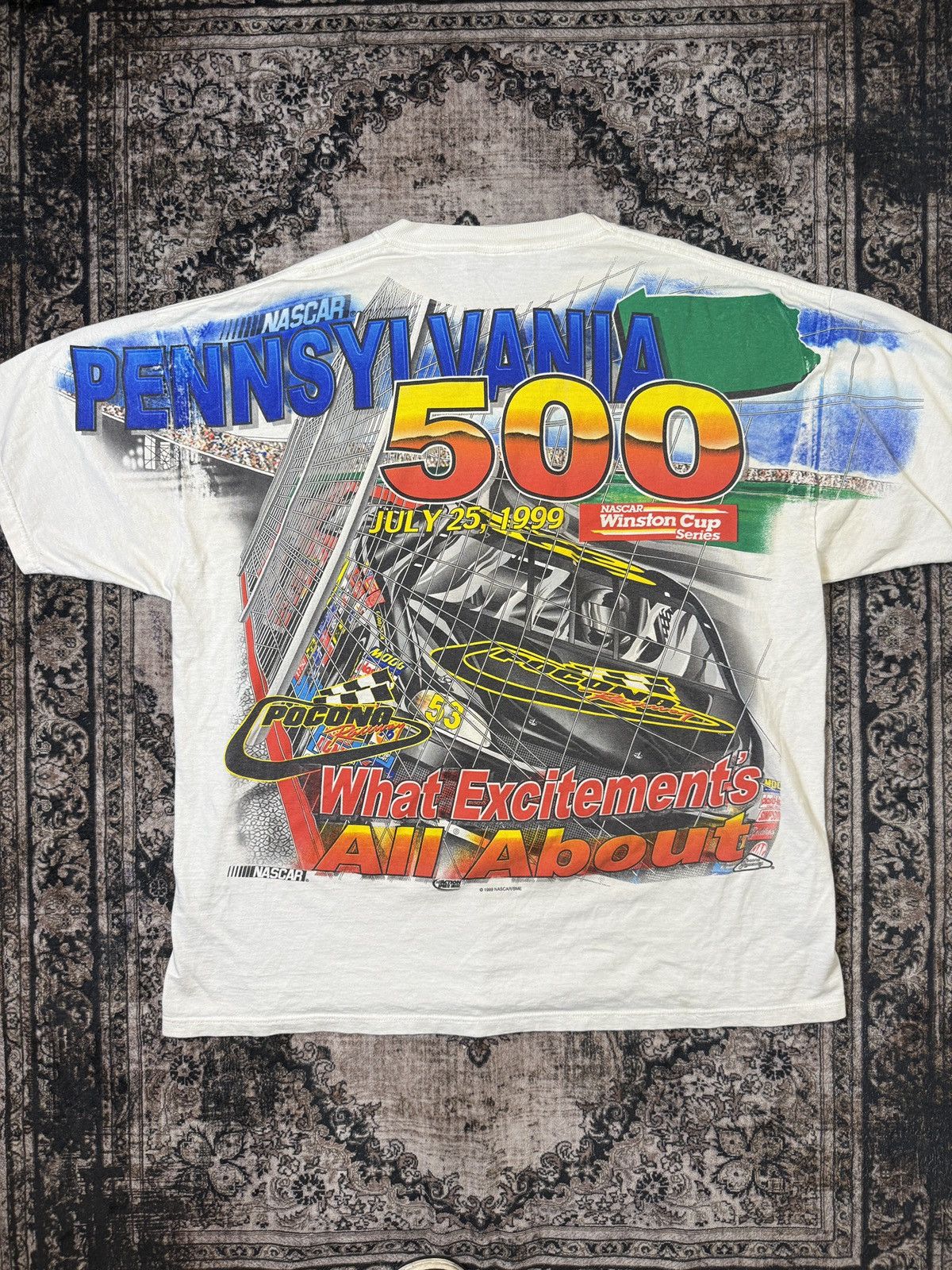 NASCAR × Vintage 90s Chase Authentics Nascar Winston Cup racing t-shirt (XL) Size US XL / EU 56 / 4 - 2 Thumbnail