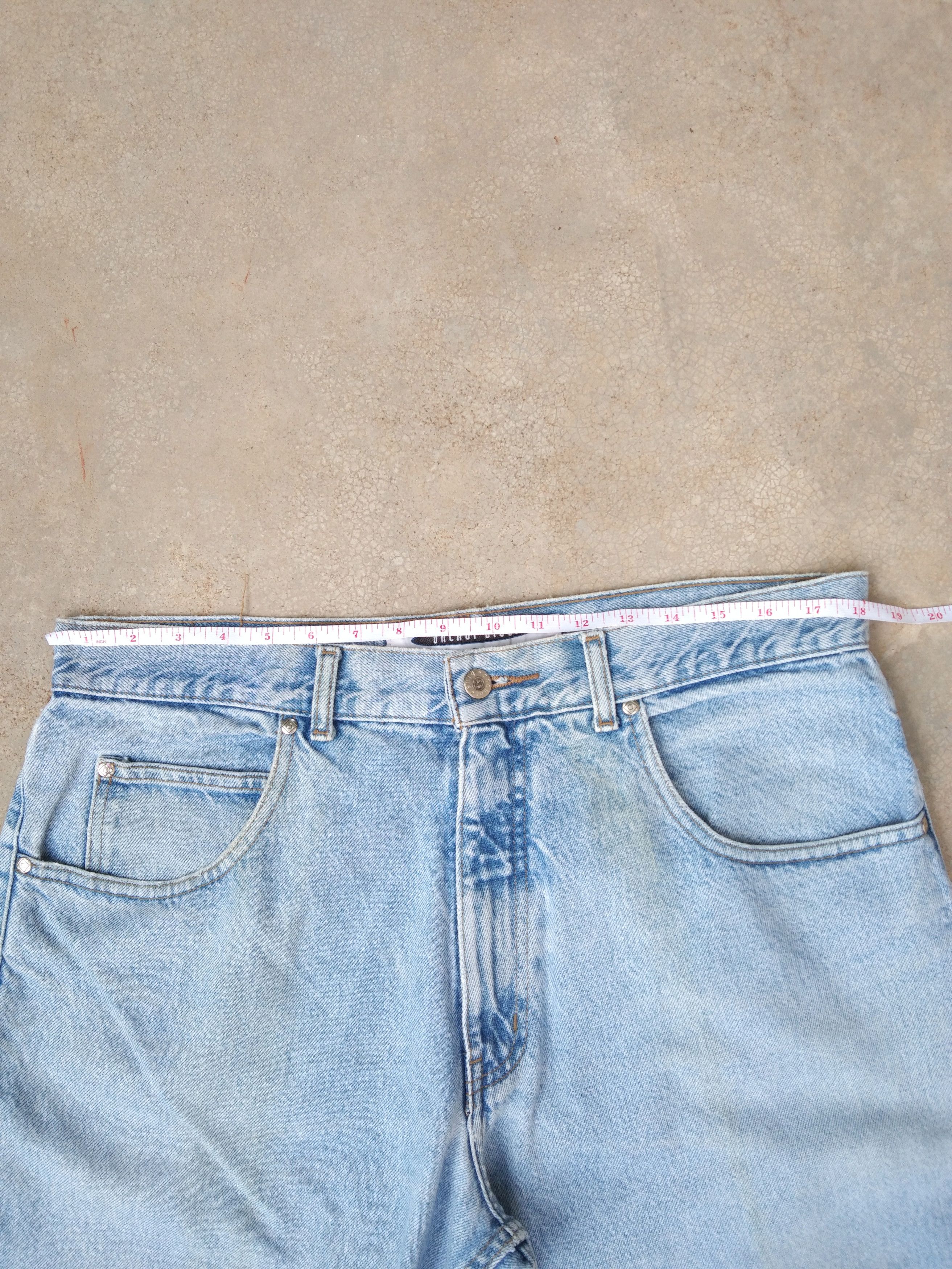 Anchor Blue Vintage Y2k Anchor Blue Loose Baggy Jeans 36x34 Size US 36 / EU 52 - 4 Thumbnail