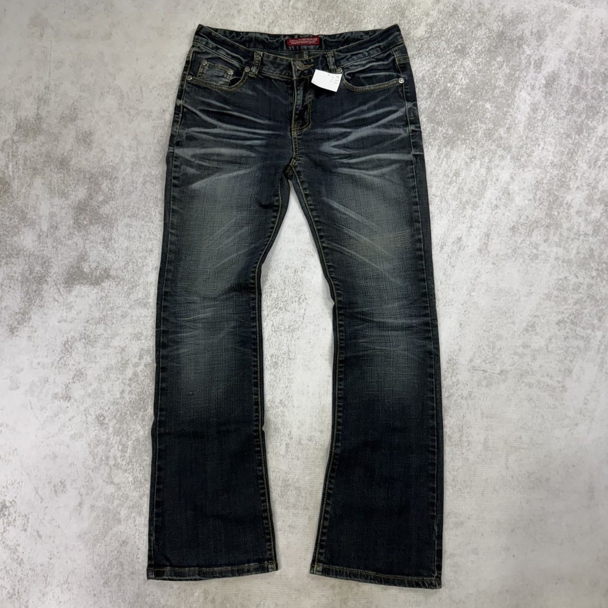 Japanese Brand vintage cheorum flared jeans distressed Size US 32 / EU 48 - 3 Thumbnail