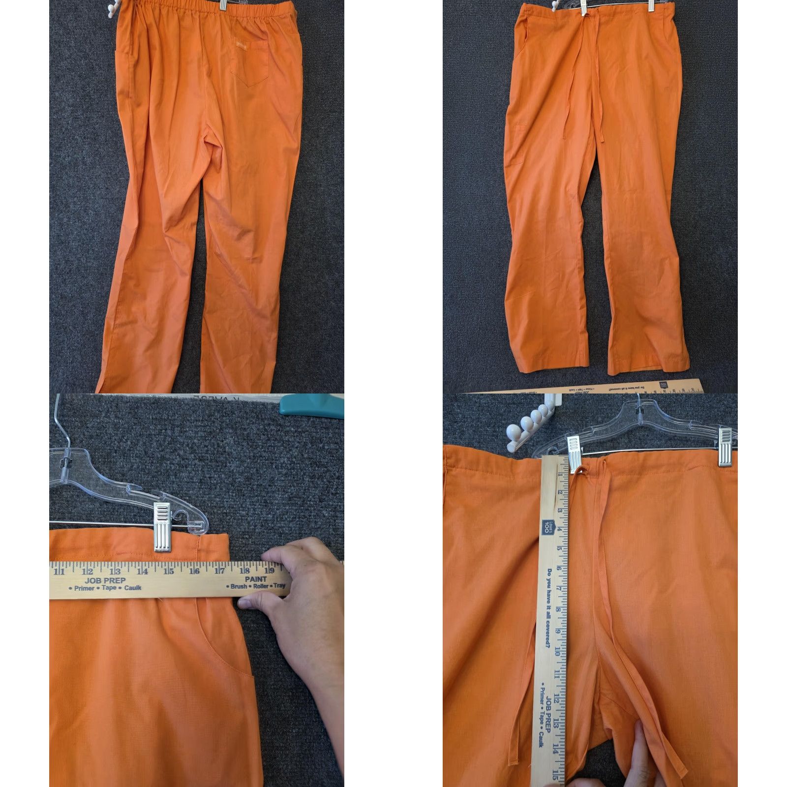 Disney VINTAGE Disney Scrub Top Pants Set Womens XL Orange Halloween Mickey Minnie Print Size XL / US 12-14 / IT 48-50 - 9 Thumbnail