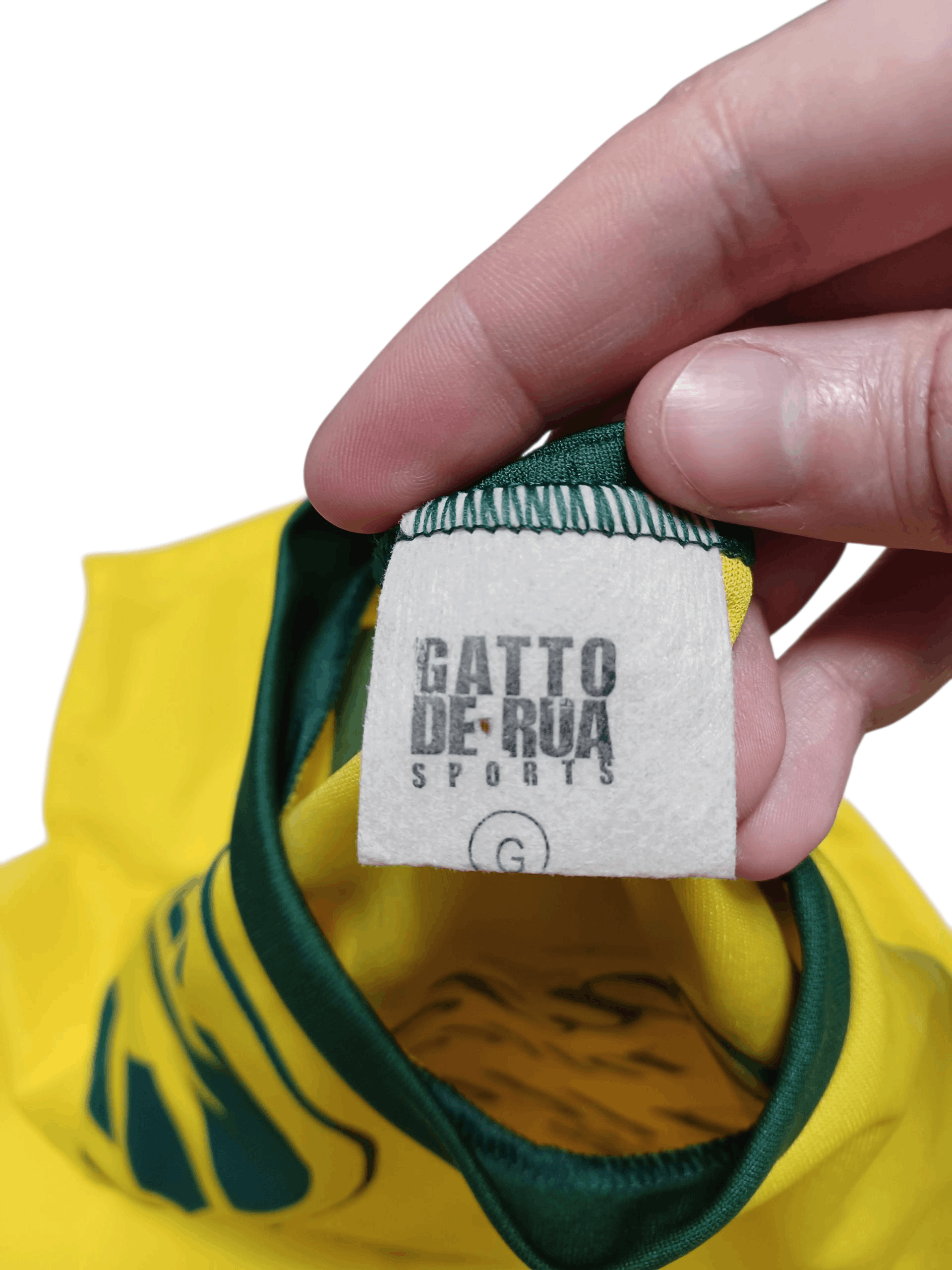 Other BRASIL VINTAGE MADE IN BRAZIL SOCCER JERSEY Size US L / EU 52-54 / 3 - 5 Thumbnail