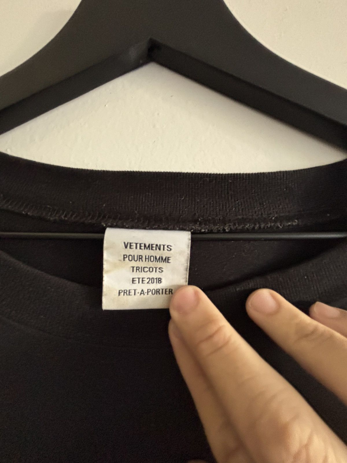 Vetements VETEMENTS REFLECTIVE LOGO T-SHIRT Size US L / EU 52-54 / 3 - 4 Thumbnail