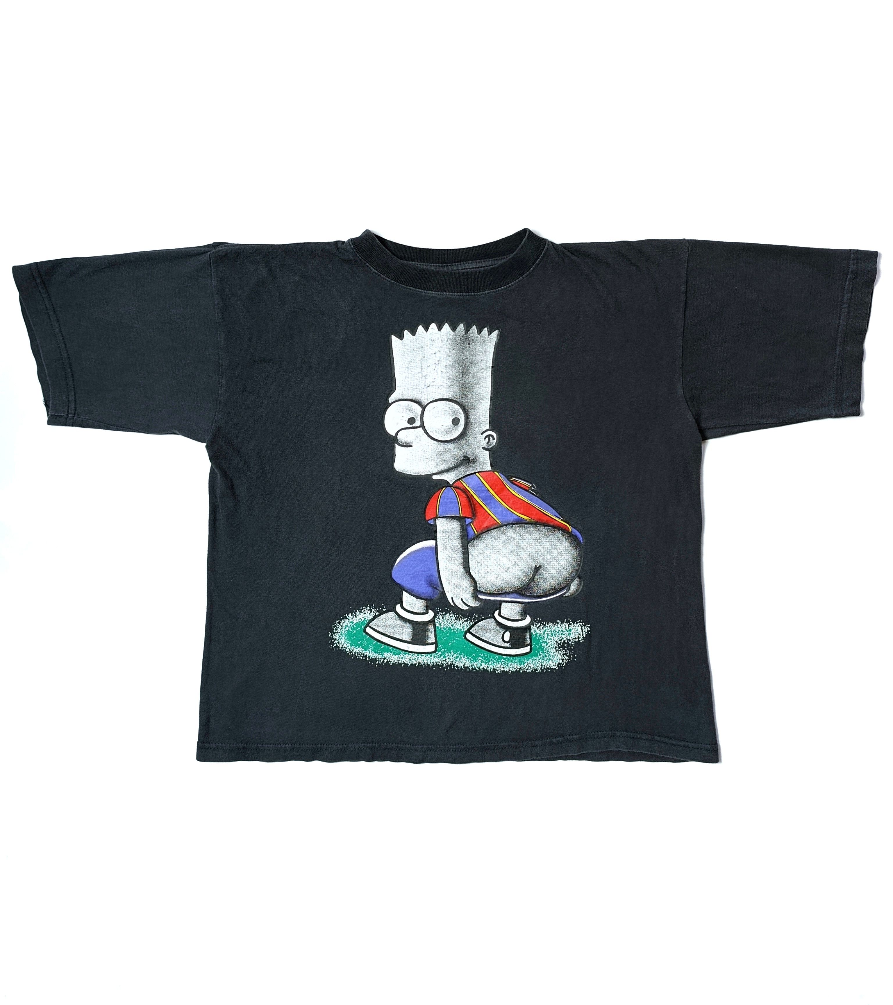 Vintage Vintage Simpson Bart Ass Fade T-shirt Size US S / EU 44-46 / 1 - 2 Thumbnail