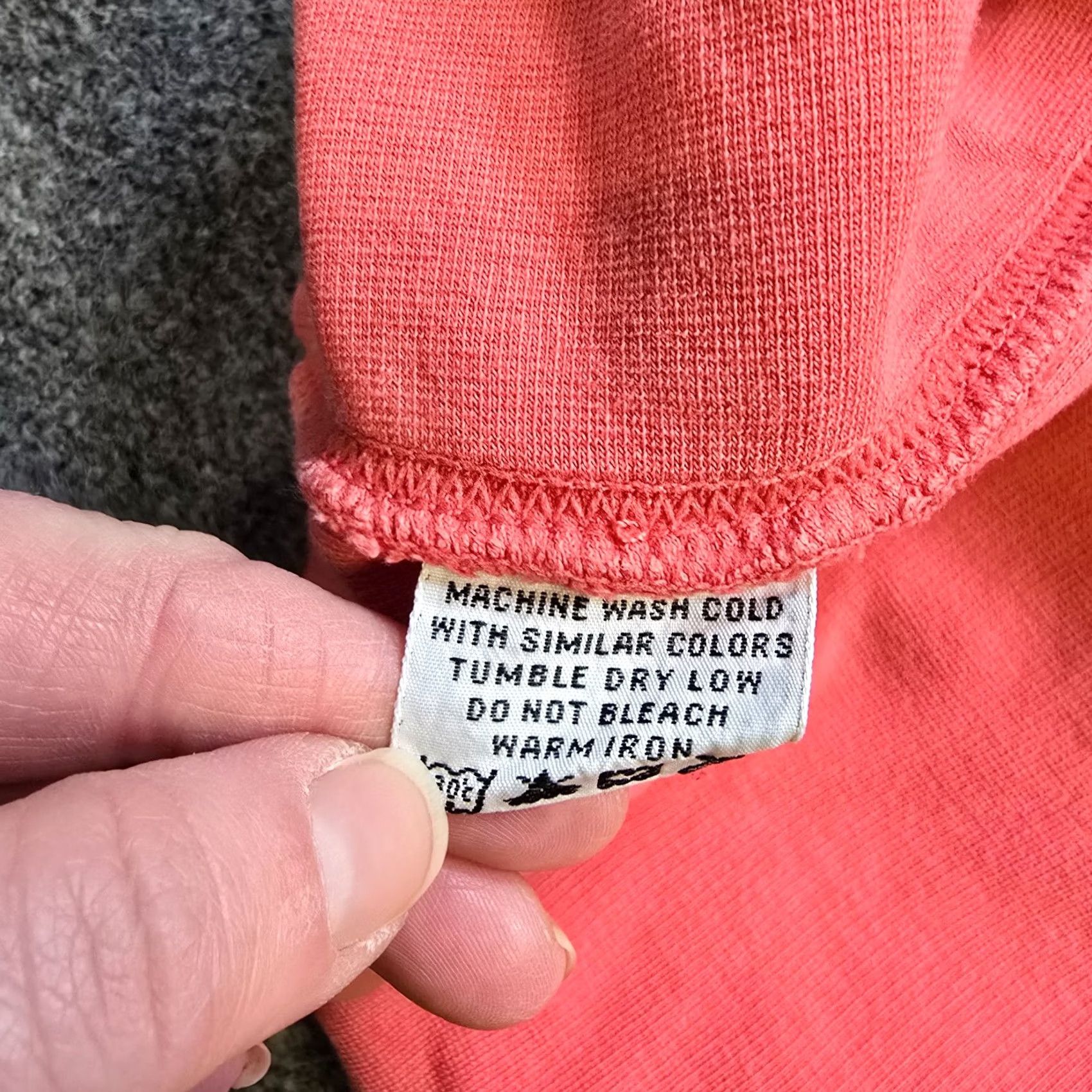 Tommy Bahama VINTAGE Tommy Bahama Sweater Shirt Womens Large Orange 1/4 Zip Long Sleeve Size L / US 10 / IT 46 - 5 Thumbnail