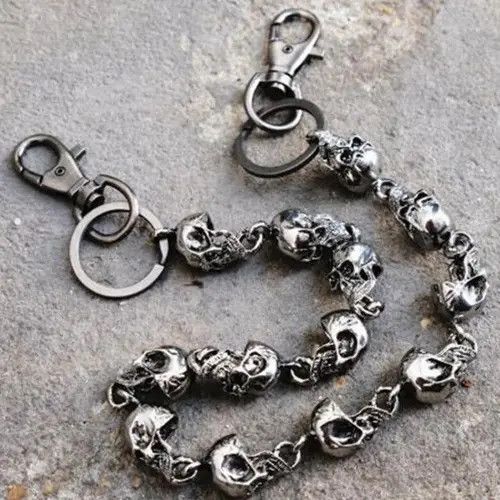 VIBE Skull Linked Waist Chain Size ONE SIZE - 6 Thumbnail