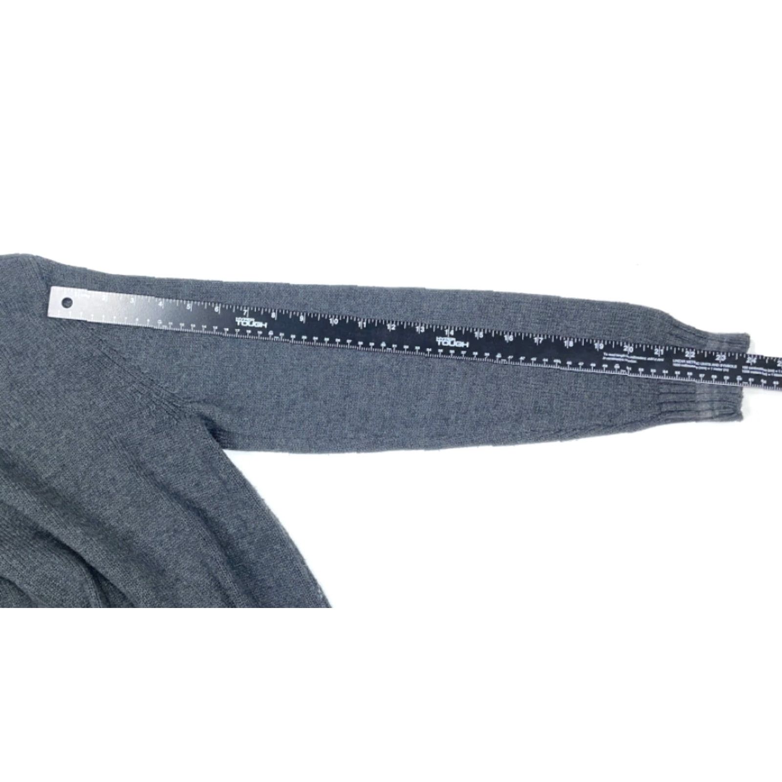 Calvin Klein VINTAGE Calvin Klein Cardigan Shirt Adult Medium Gray Diamond Knit Zip Fleece 90s Mens Size US M / EU 48-50 / 2 - 8 Thumbnail