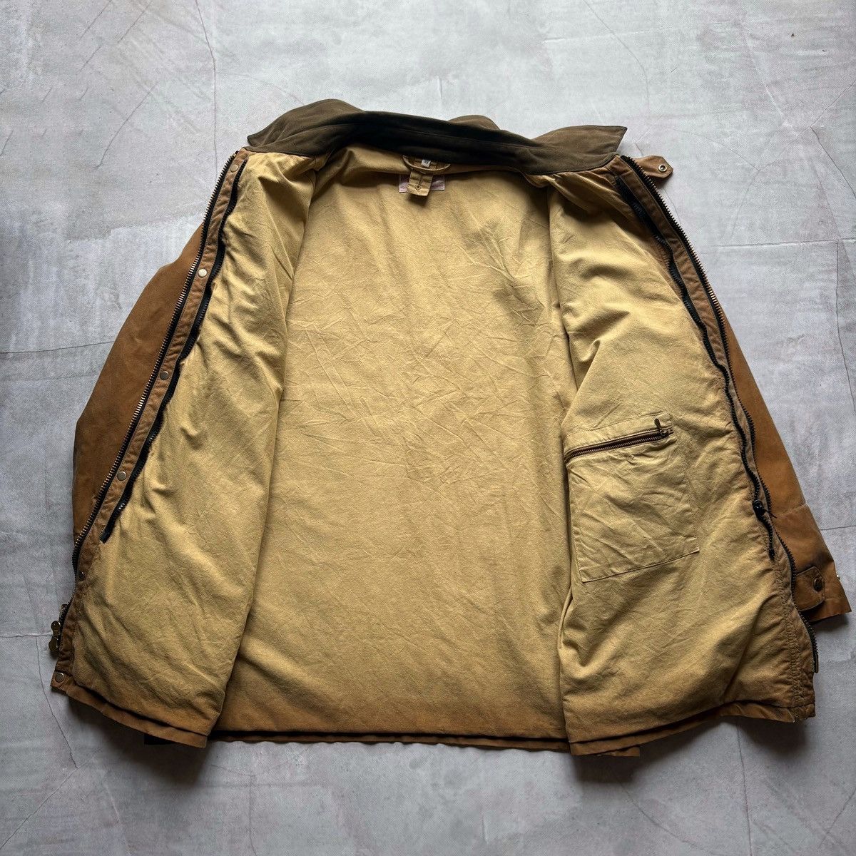 Filson vintage Filson Waxed Jacket USA Cover Cloth Field Tan worker Size US XL / EU 56 / 4 - 9 Thumbnail