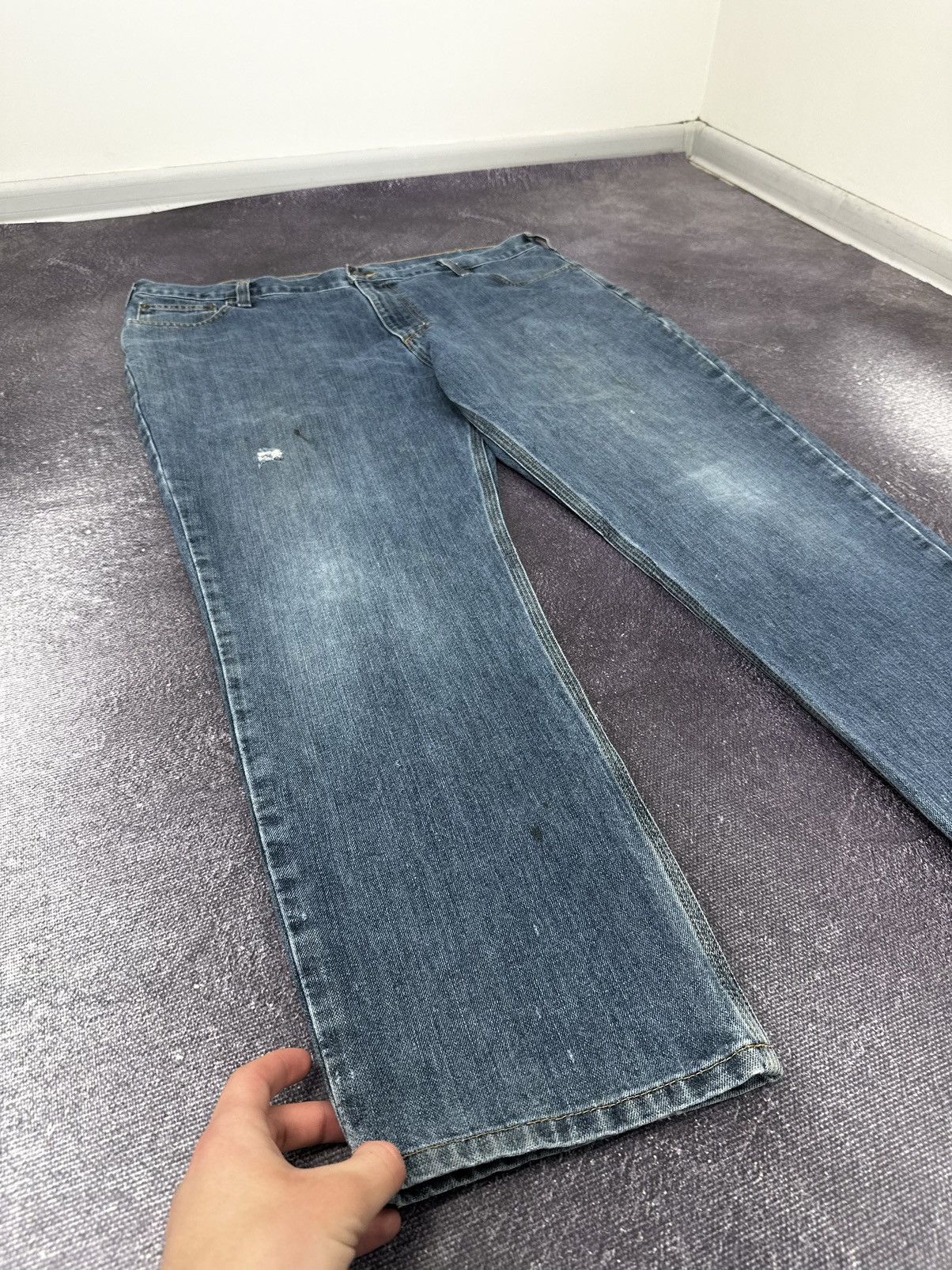 Carhartt Vintage Carhartt Faded American Opium Baggy USA Work Jeans Size US 42 / EU 58 - 9 Thumbnail