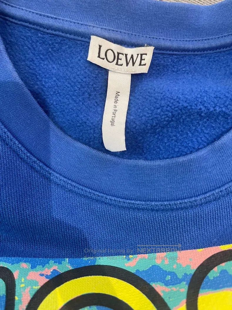 Loewe Loewe Blue Oil Painting Sweatshirt Size L / US 10 / IT 46 - 3 Thumbnail