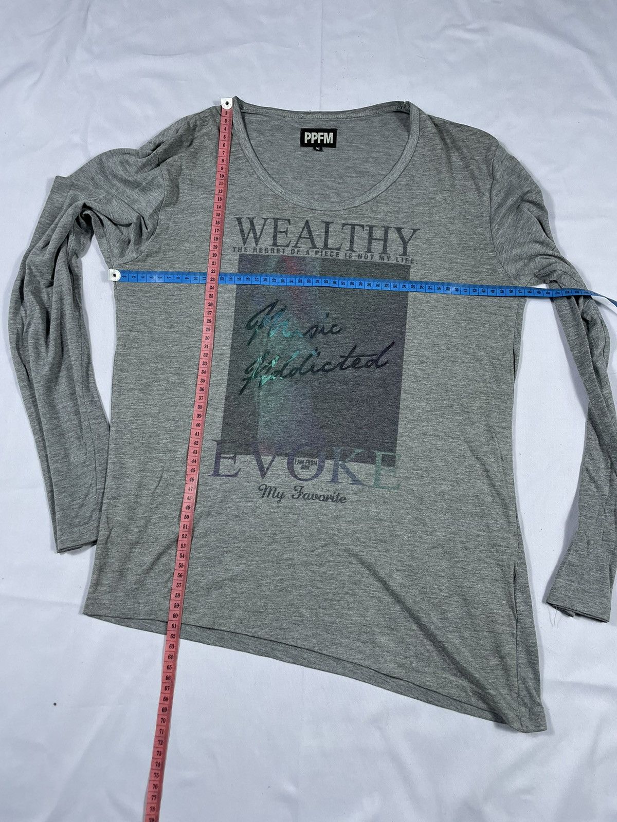 Japanese Brand × PPFM × Seditionaries PPFM WEALTHY Asymmetrical Longsleeve Size US M / EU 48-50 / 2 - 5 Thumbnail